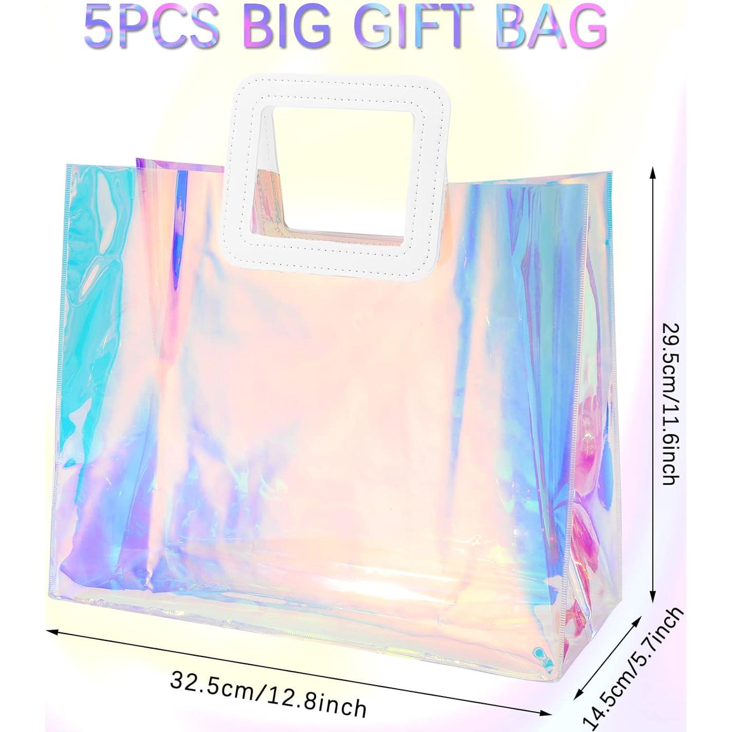 Bolsas de Regalo Holográficas Whaline 5 Piezas 32.5x29.5cm PVC