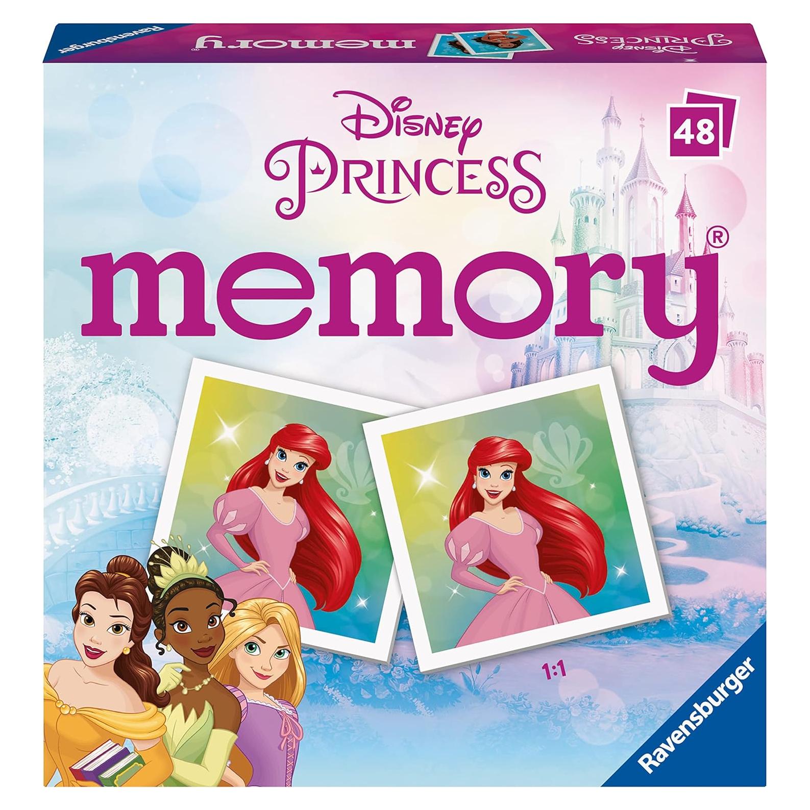 Juego de Mini Memoria Princesas Disney Ravensburger - 48 Cartas