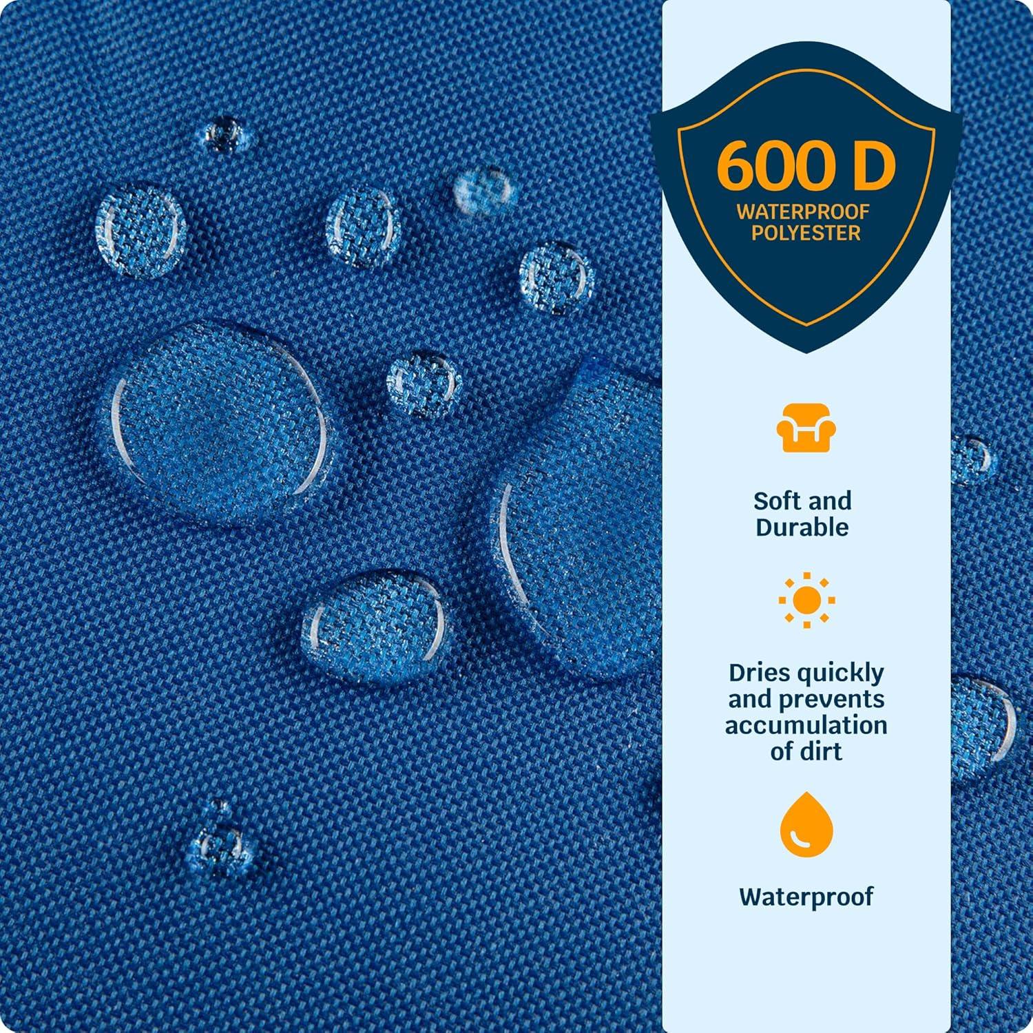 Silla de Estadio Plegable Alpcour Azul Real con Reposabrazos