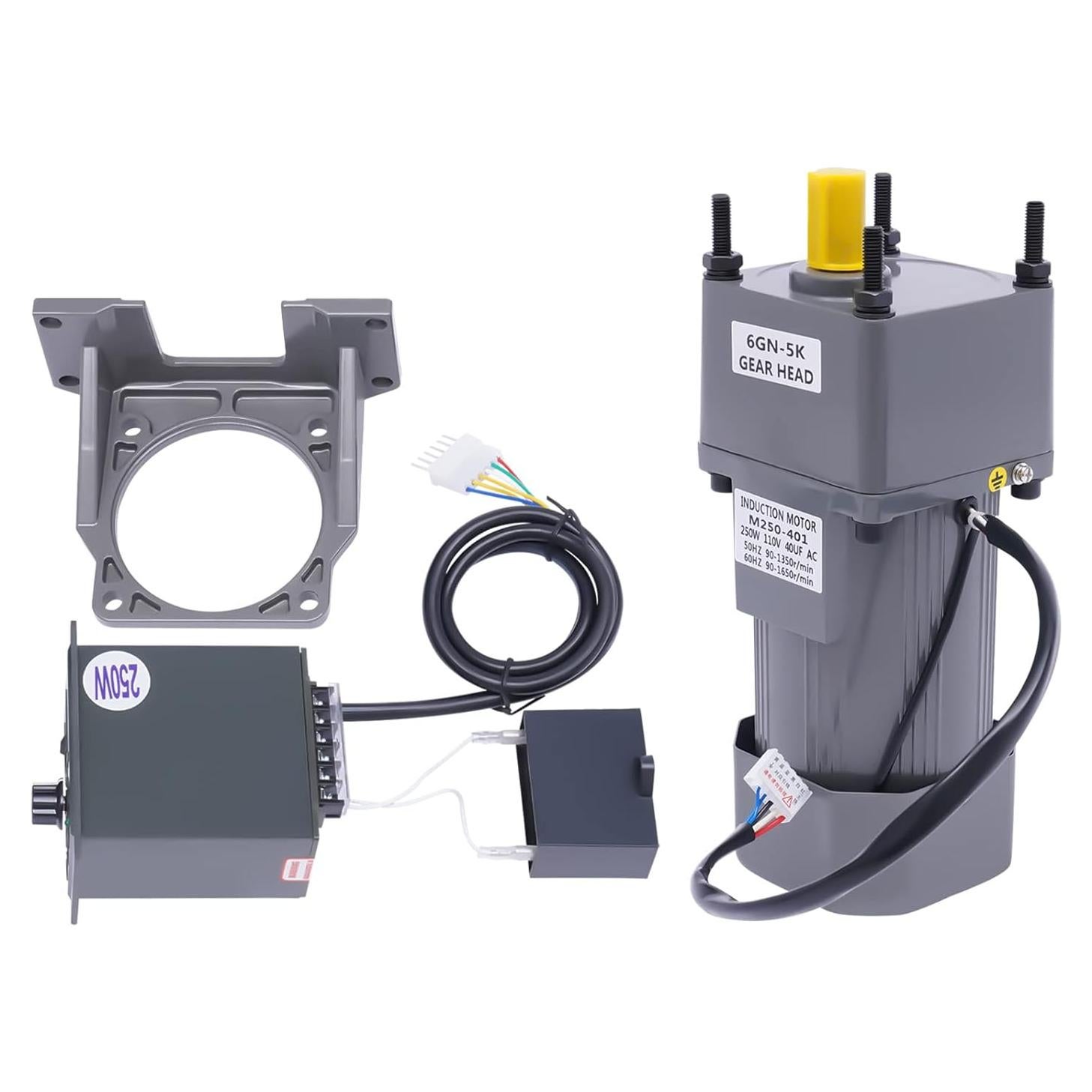 Motor de Torque Alto AC YIYIBYUS 250W 0-270rpm Monofásico