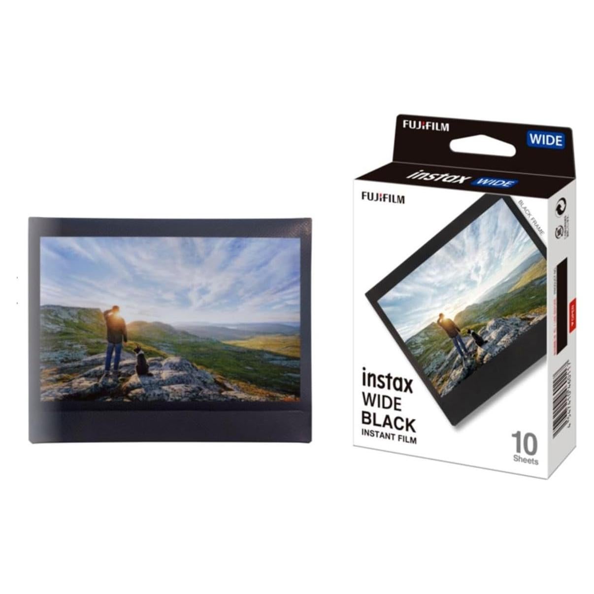 Película Fujifilm Instax Wide Negra - 10 Exposiciones