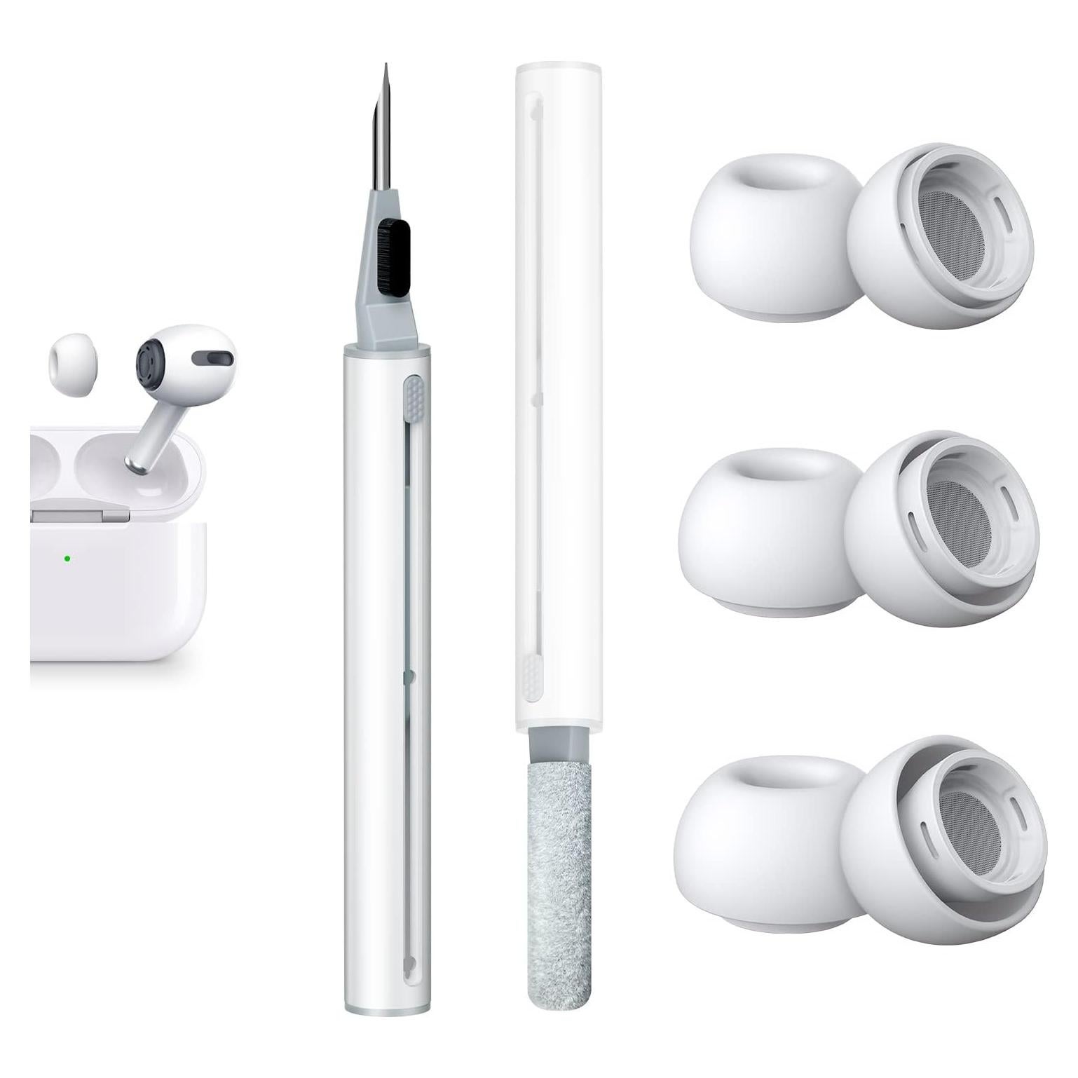 Puntas de Silicona para AirPods Pro YUWAKAYI - 3 Pares S/M/L