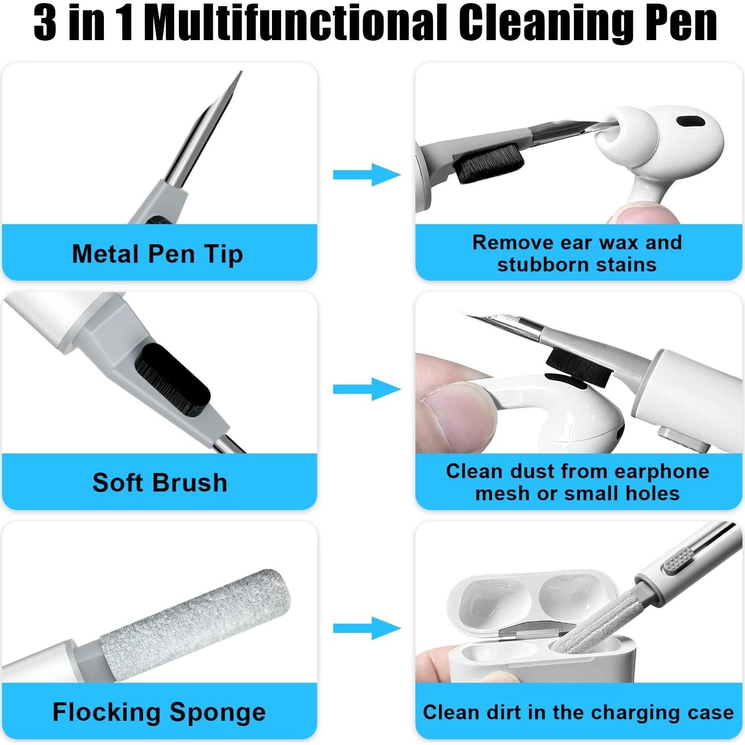 Puntas de Silicona para AirPods Pro YUWAKAYI - 3 Pares S/M/L