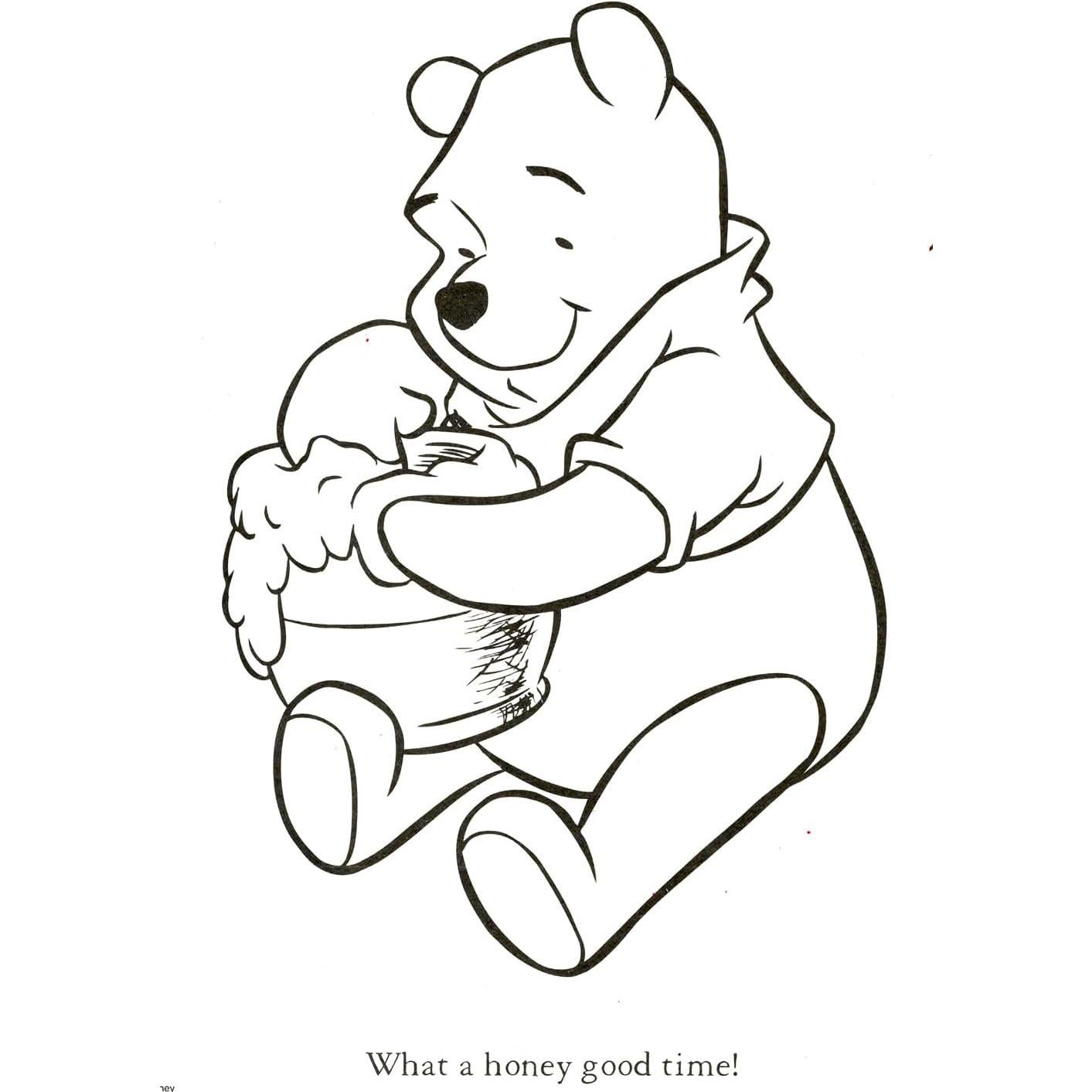 Libro de Colorear Winnie the Pooh + Stickers Disney 100