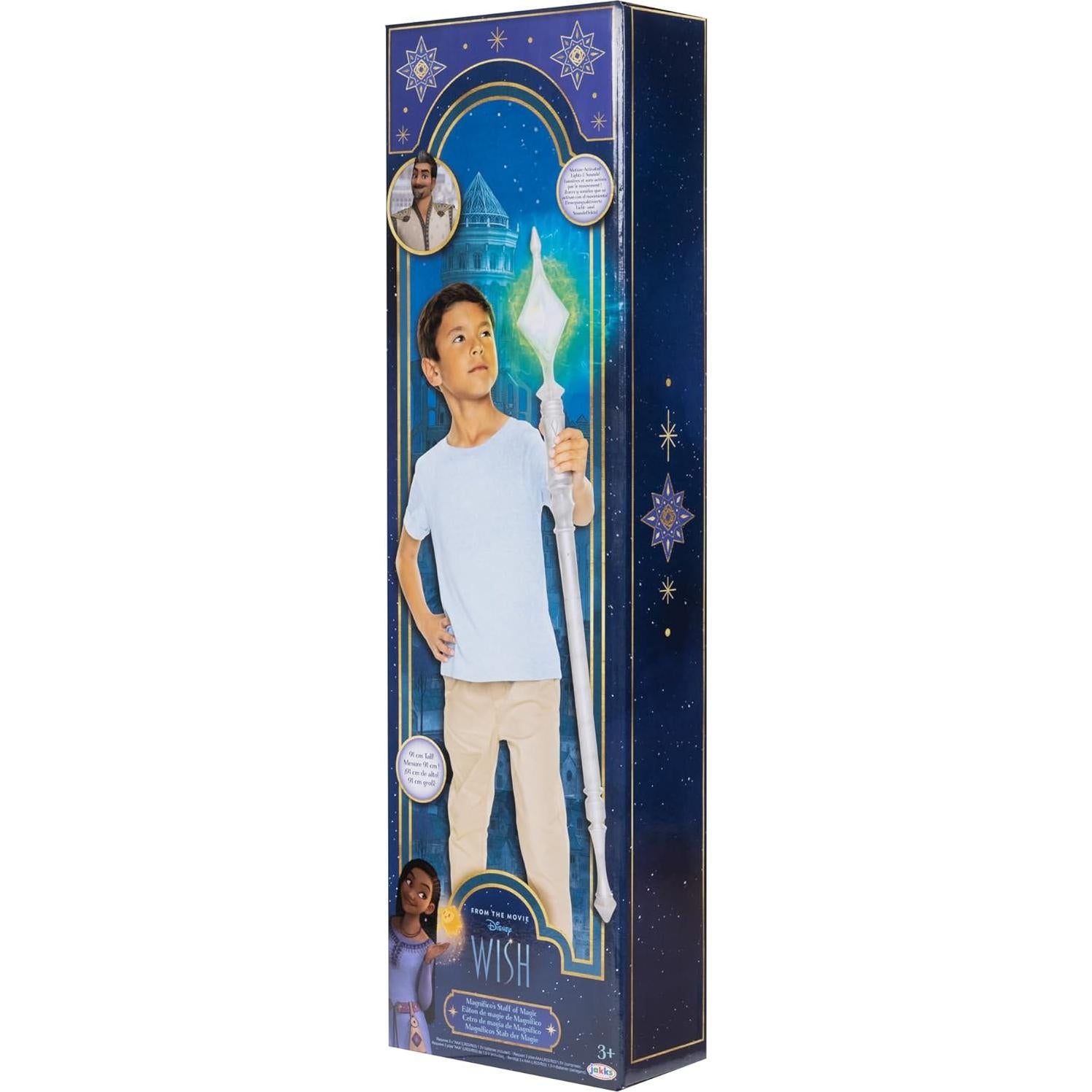 Bastón Mágico Disney Wish Jakks Pacific con Luces y Sonidos
