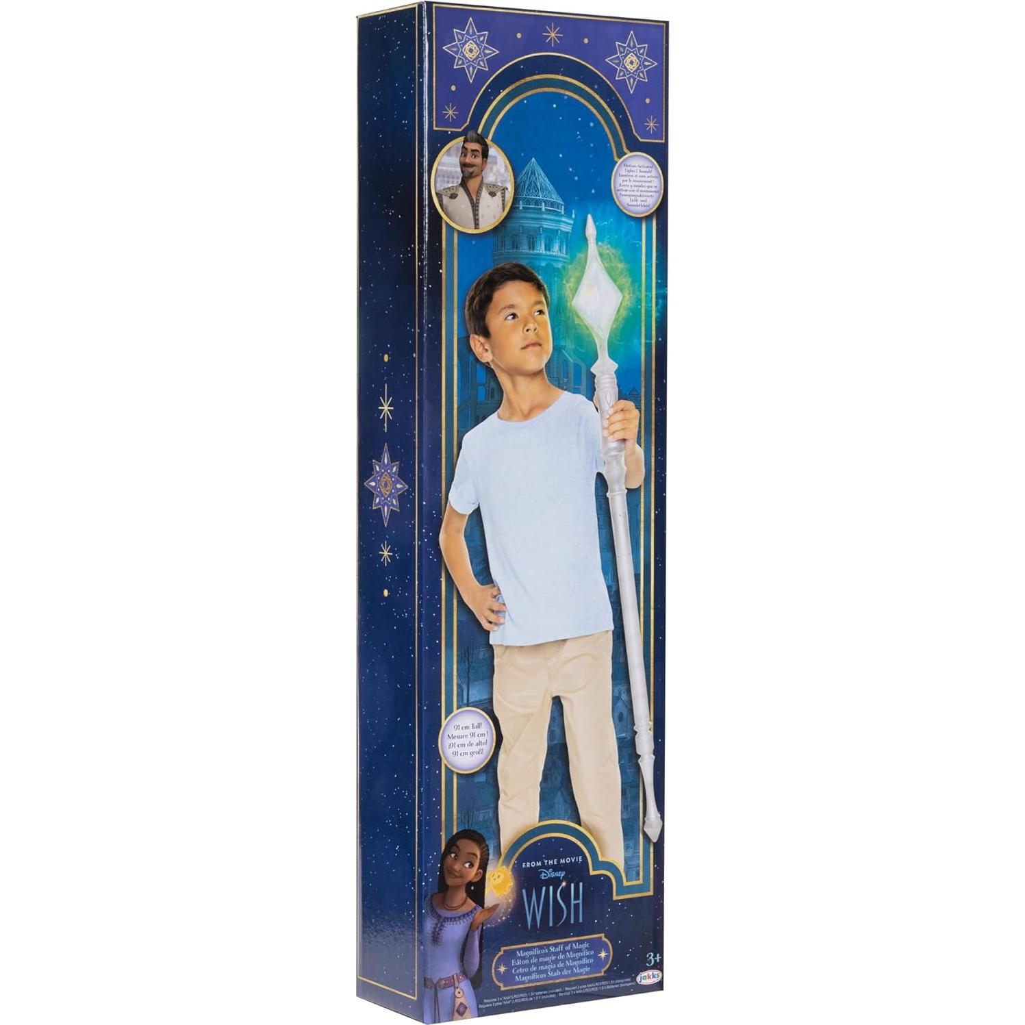 Bastón Mágico Disney Wish Jakks Pacific con Luces y Sonidos