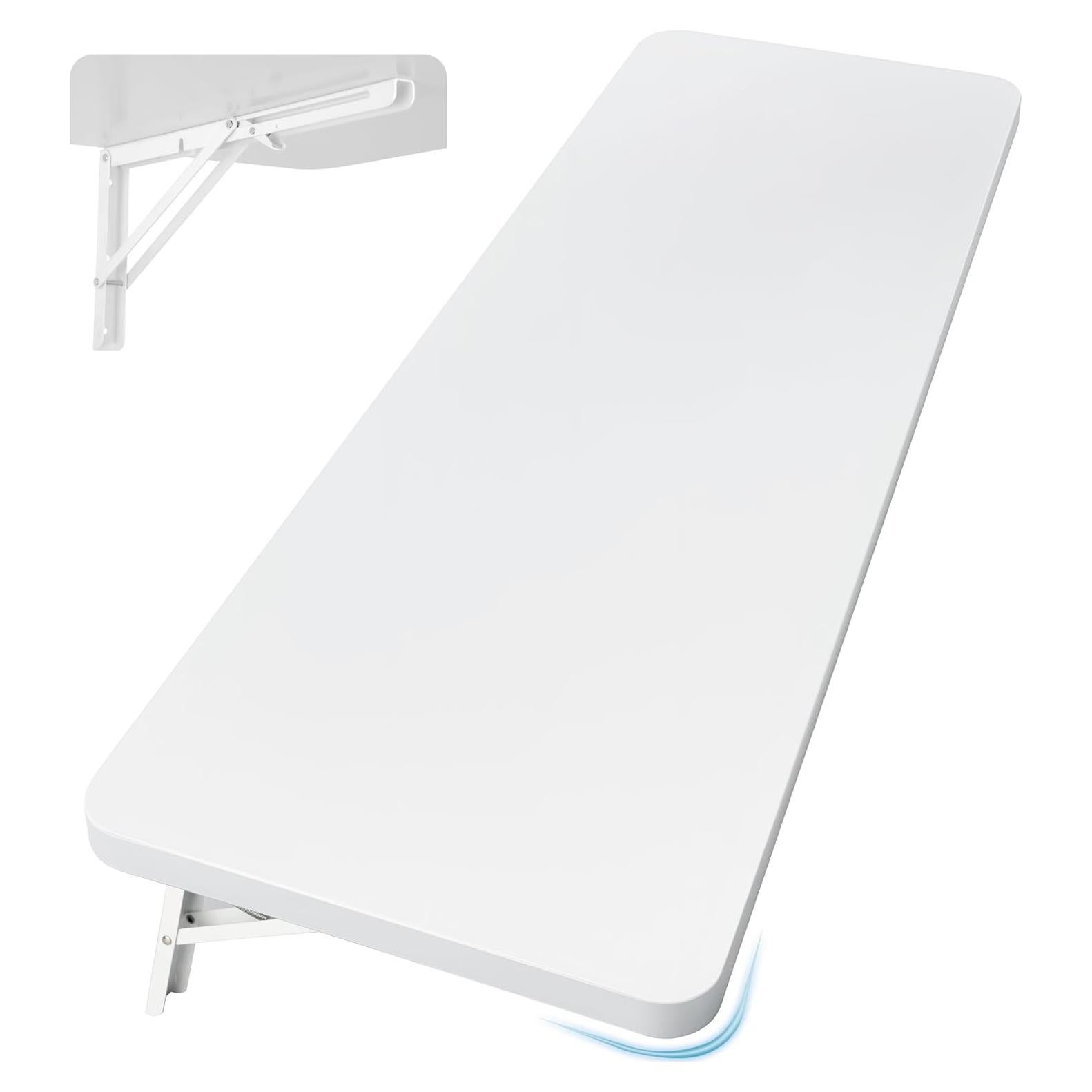 Mesa Plegable Montada en la Pared Neoaider 120x50 cm Blanca