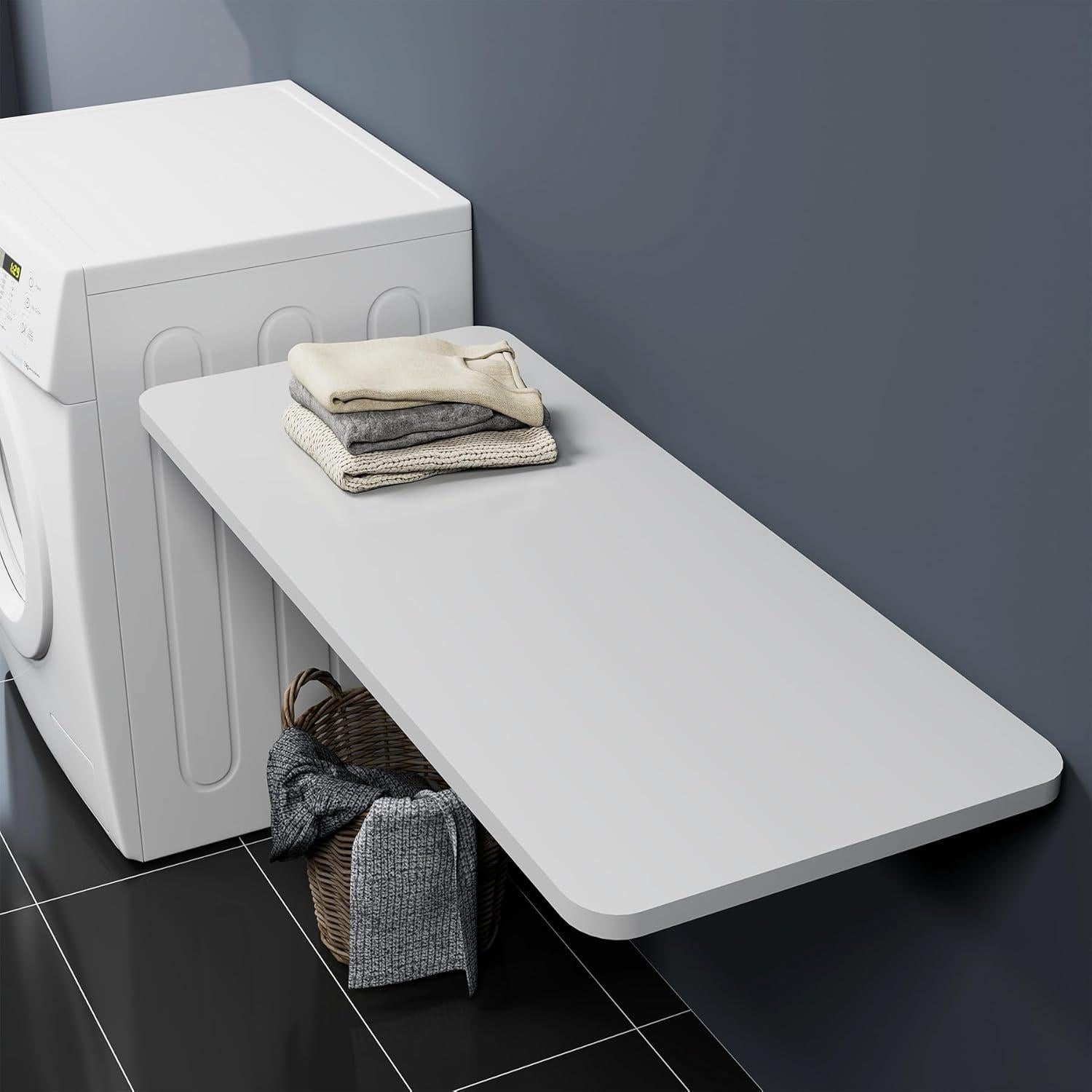 Mesa Plegable Montada en la Pared Neoaider 120x50 cm Blanca