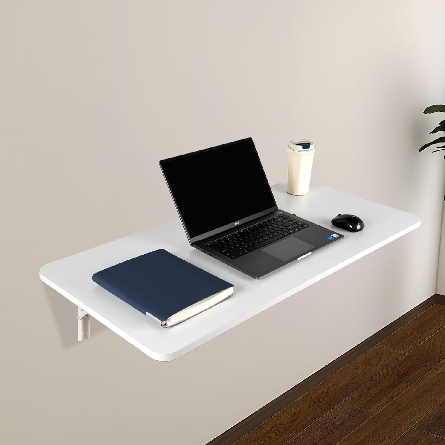 Mesa Plegable Montada en la Pared Neoaider 120x50 cm Blanca