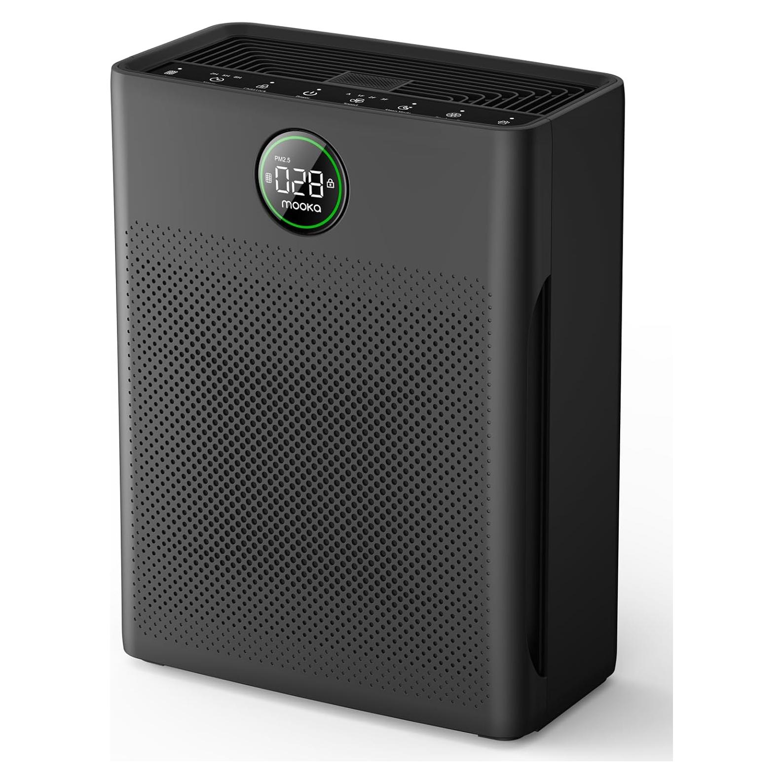 Purificador de aire HEPA MOOKA PR1 para mascotas hasta 204 m²