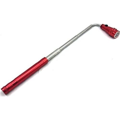 Linterna LED Telescópica BlueSunshine Roja con Cabeza Magnética