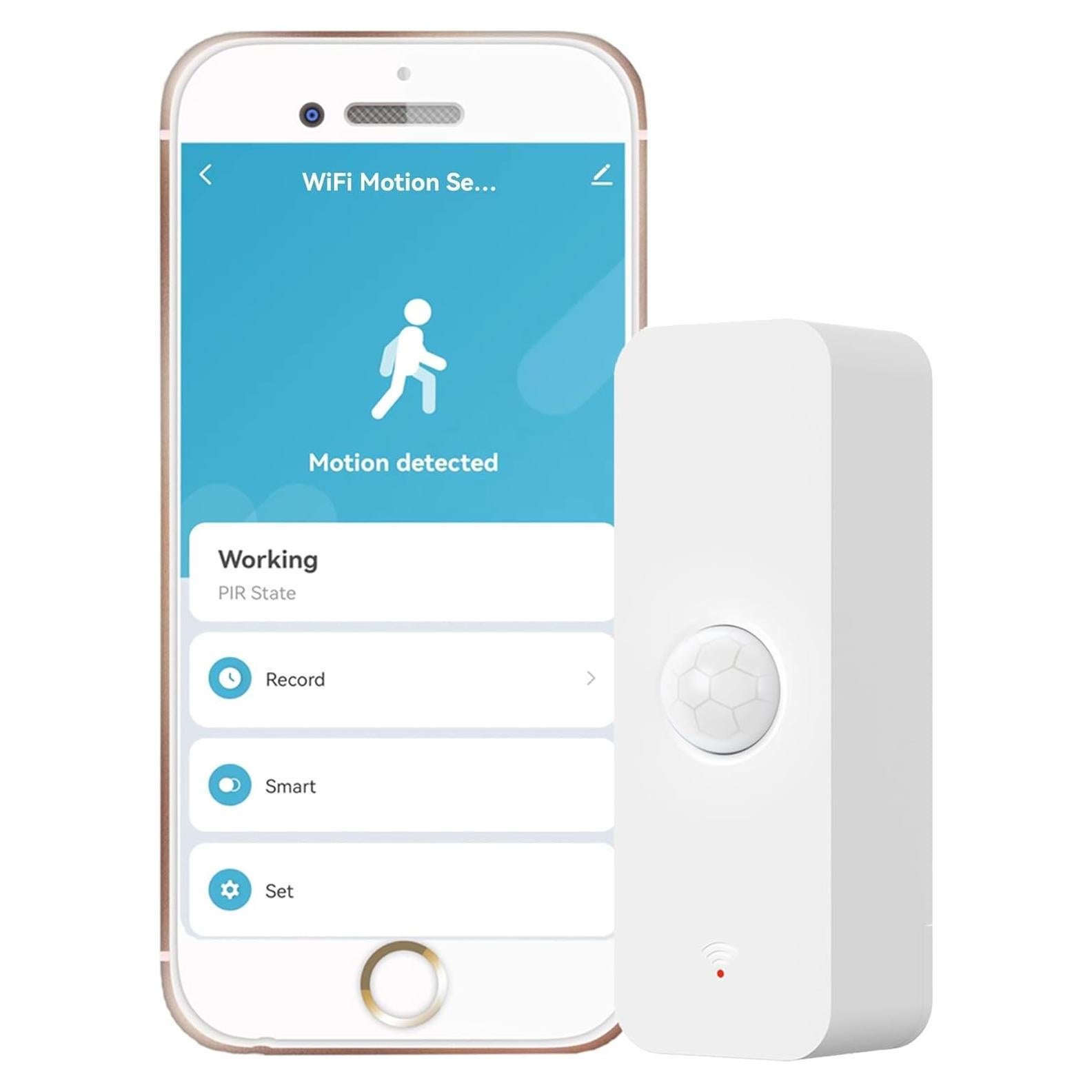 Sensor de Movimiento WiFi SENCKIT Infrarrojo 7m 1-Pack