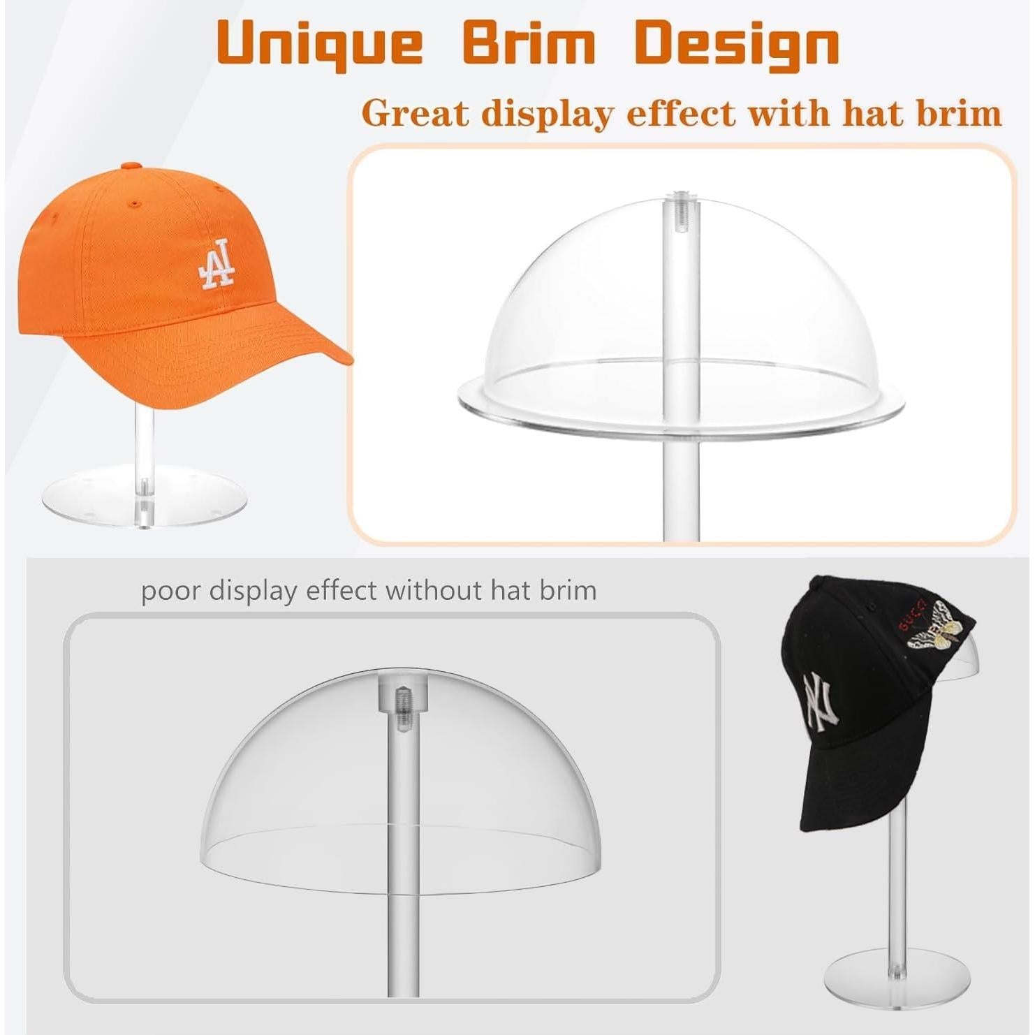 Soporte de Sombrero Acrílico 20.32 cm SHUNKAIZS Organizador