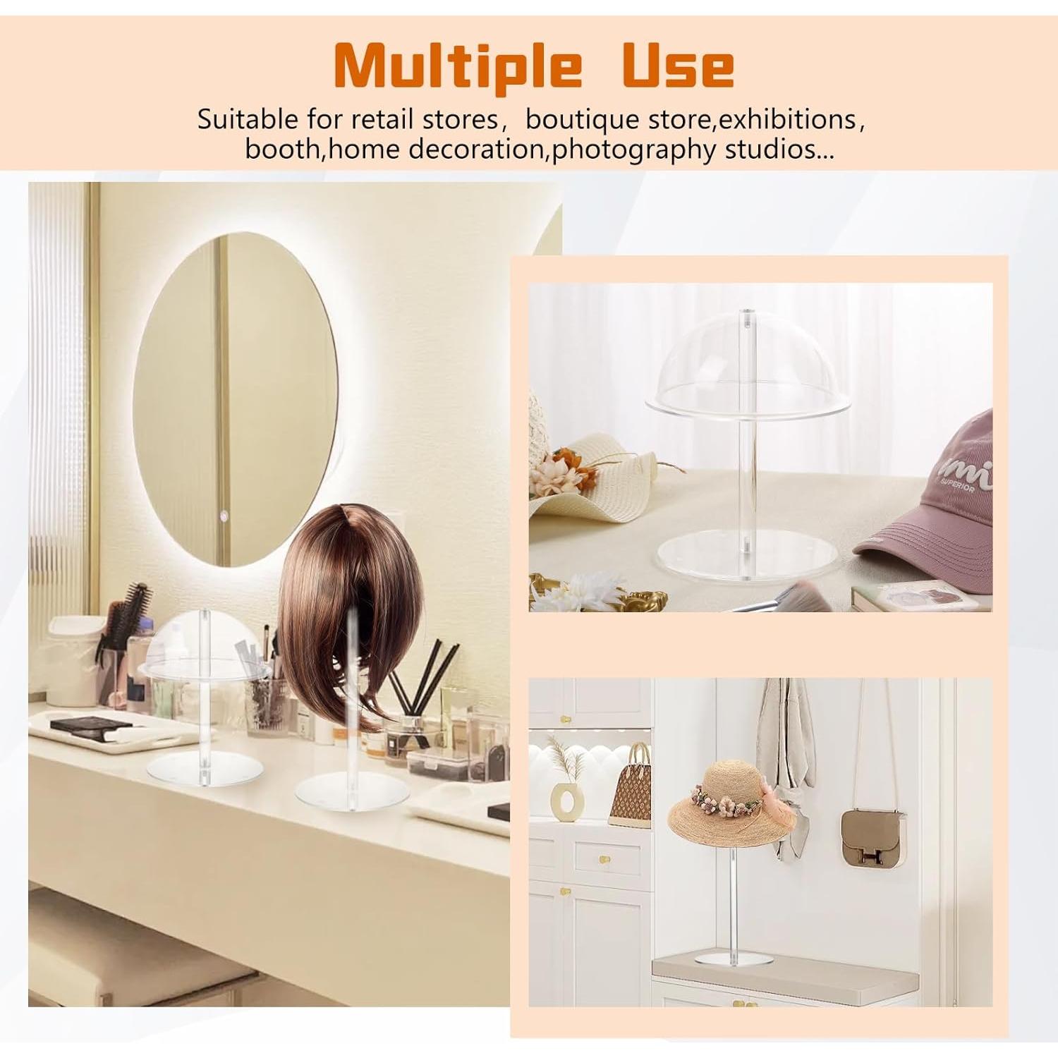 Soporte de Sombrero Acrílico 20.32 cm SHUNKAIZS Organizador