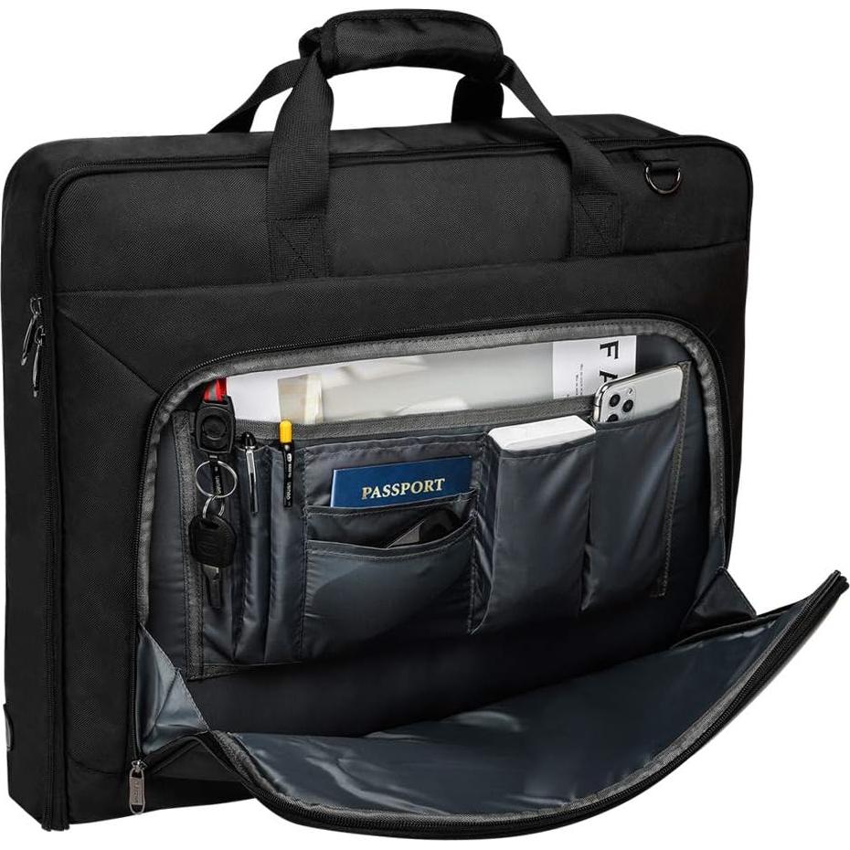 Bolsa de Traje Modoker Negra con Correa de Hombro 106.68 cm