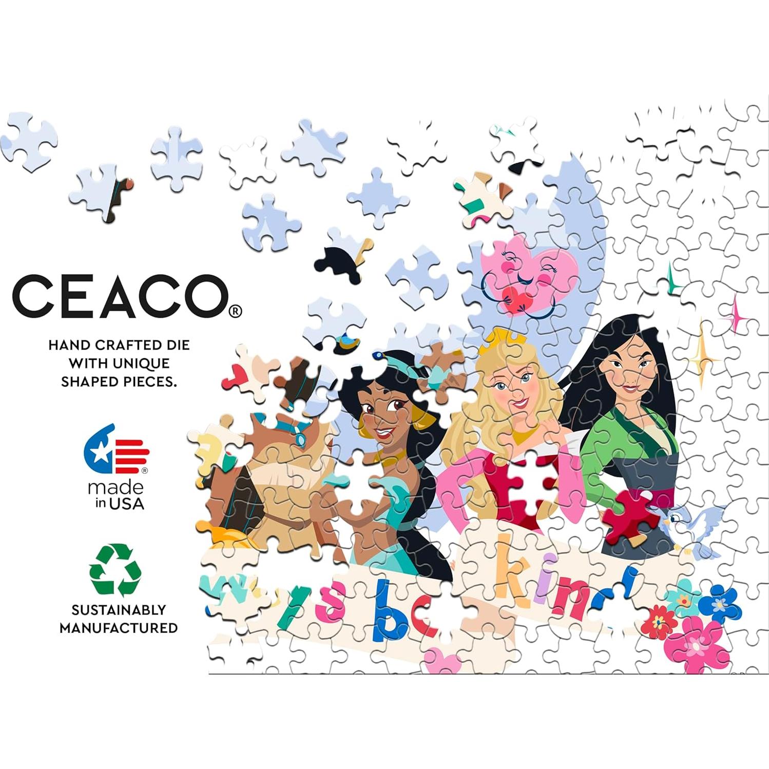 Rompecabezas 4 en 1 Buffalo Games Princesas Disney 48-100 Piezas