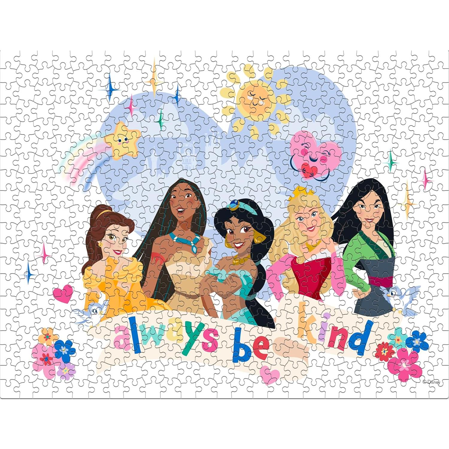 Rompecabezas 4 en 1 Buffalo Games Princesas Disney 48-100 Piezas