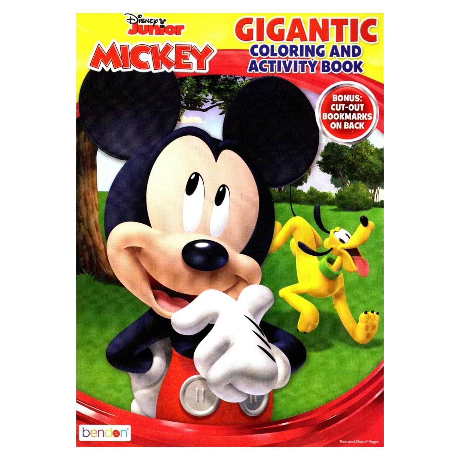 Libro Gigante de Colorear Mickey y Minnie Mouse - 200 Páginas
