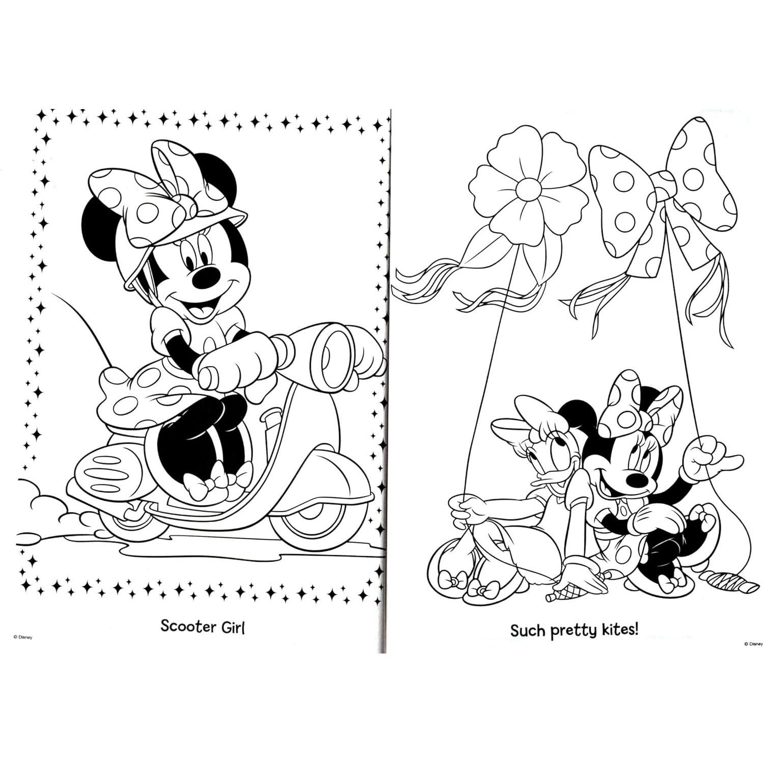Libro Gigante de Colorear Mickey y Minnie Mouse - 200 Páginas