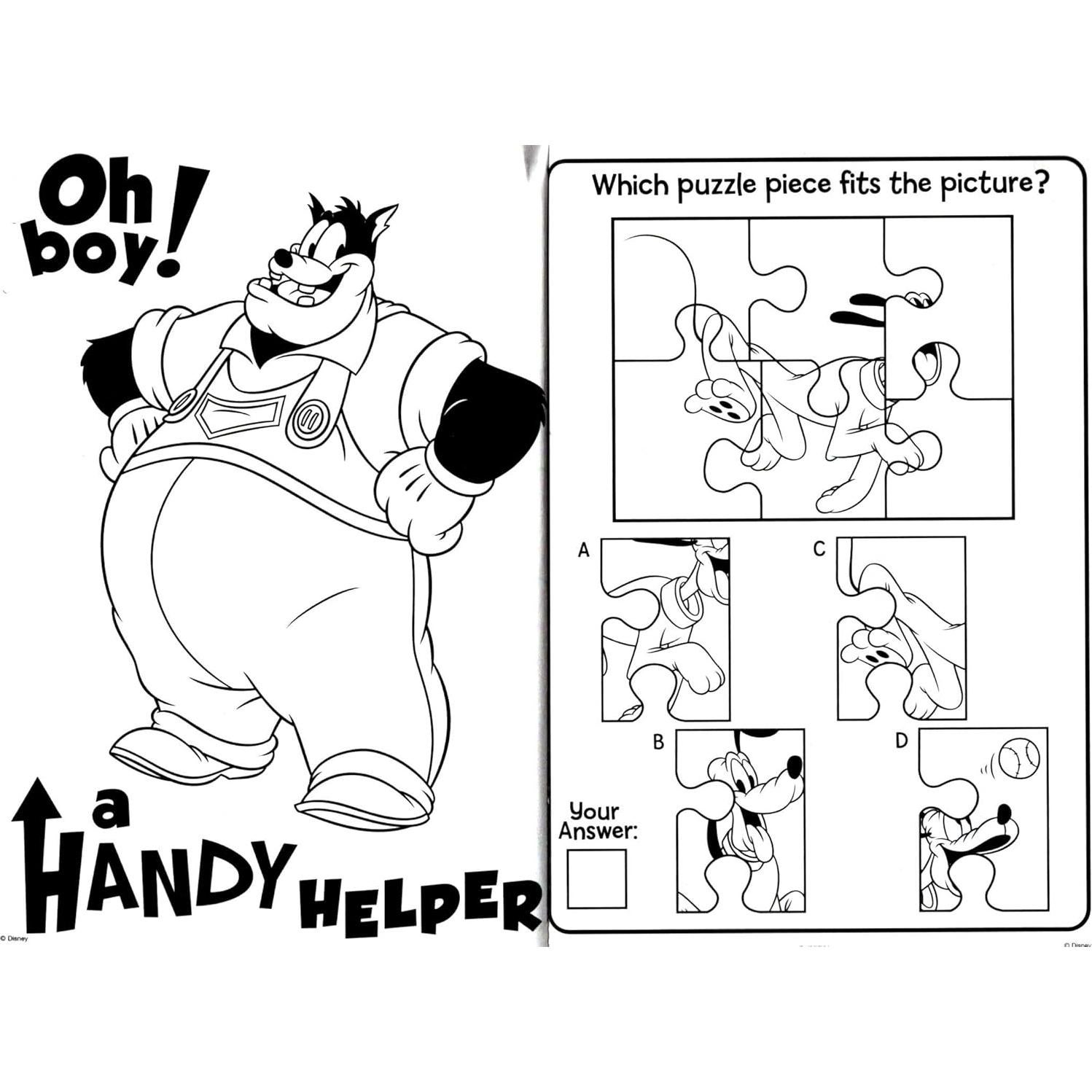 Libro Gigante de Colorear Mickey y Minnie Mouse - 200 Páginas