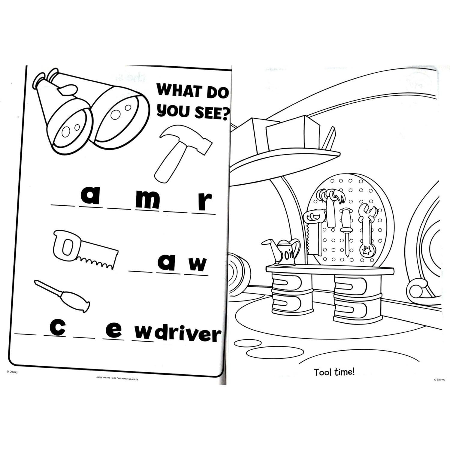 Libro Gigante de Colorear Mickey y Minnie Mouse - 200 Páginas