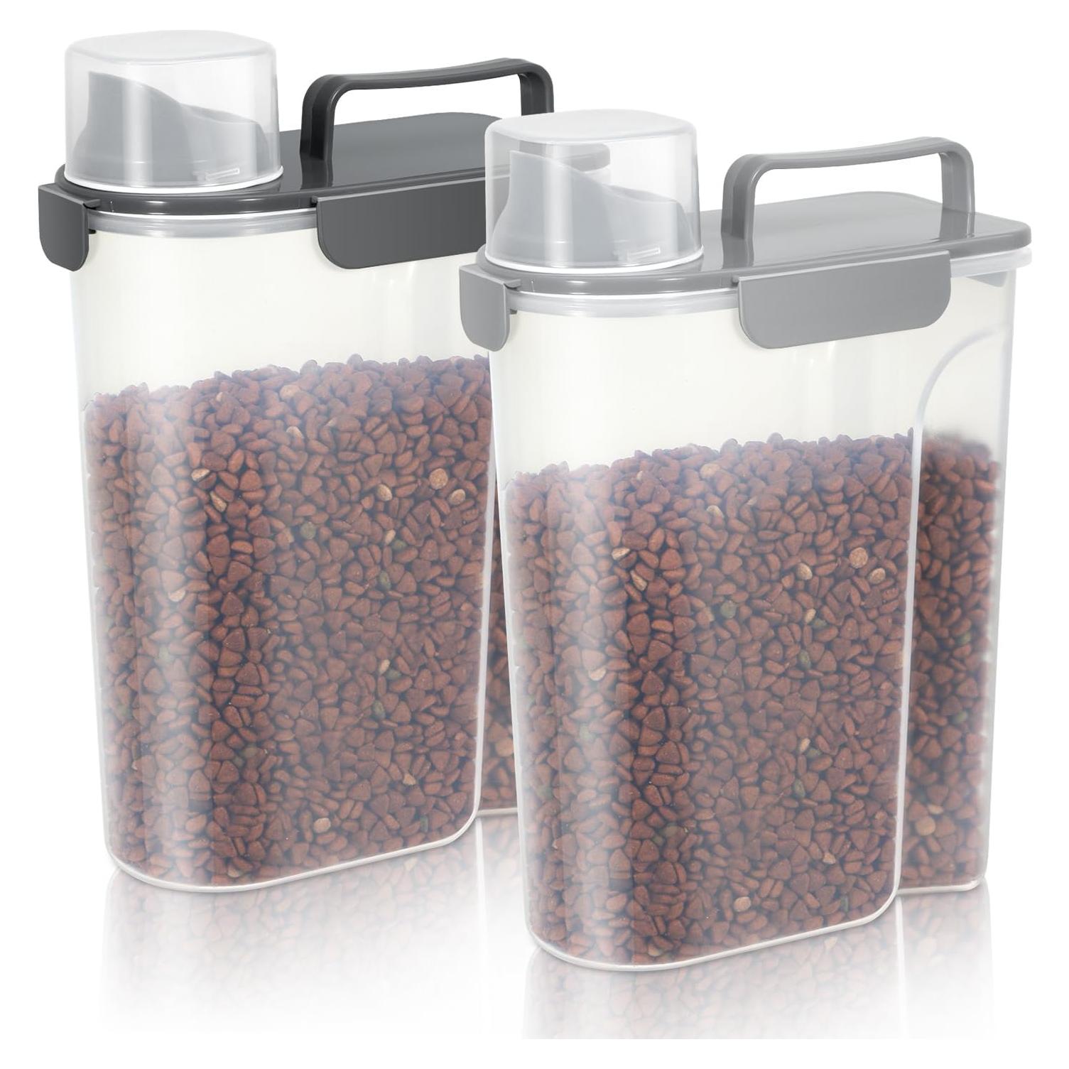 Contenedor de Almacenamiento de Comida para Mascotas LEAWALK 5L