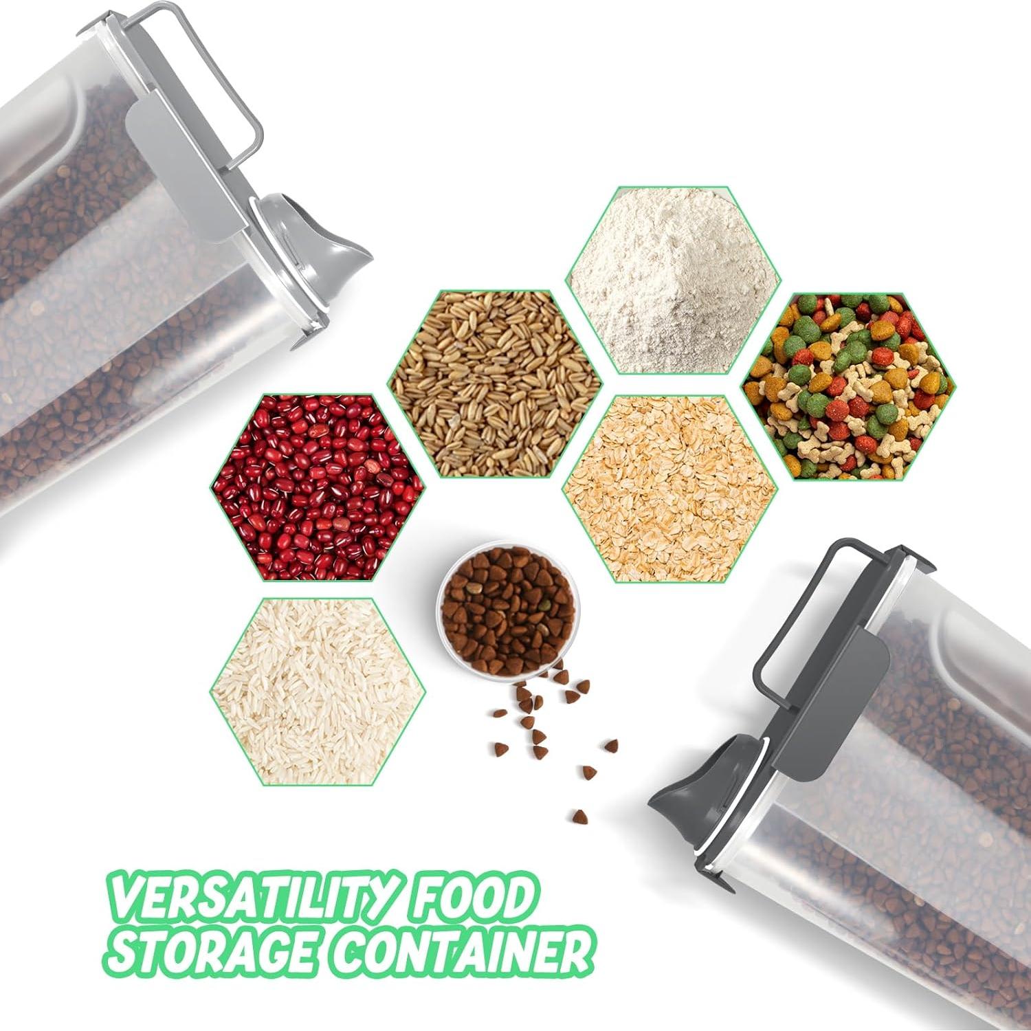 Contenedor de Almacenamiento de Comida para Mascotas LEAWALK 5L