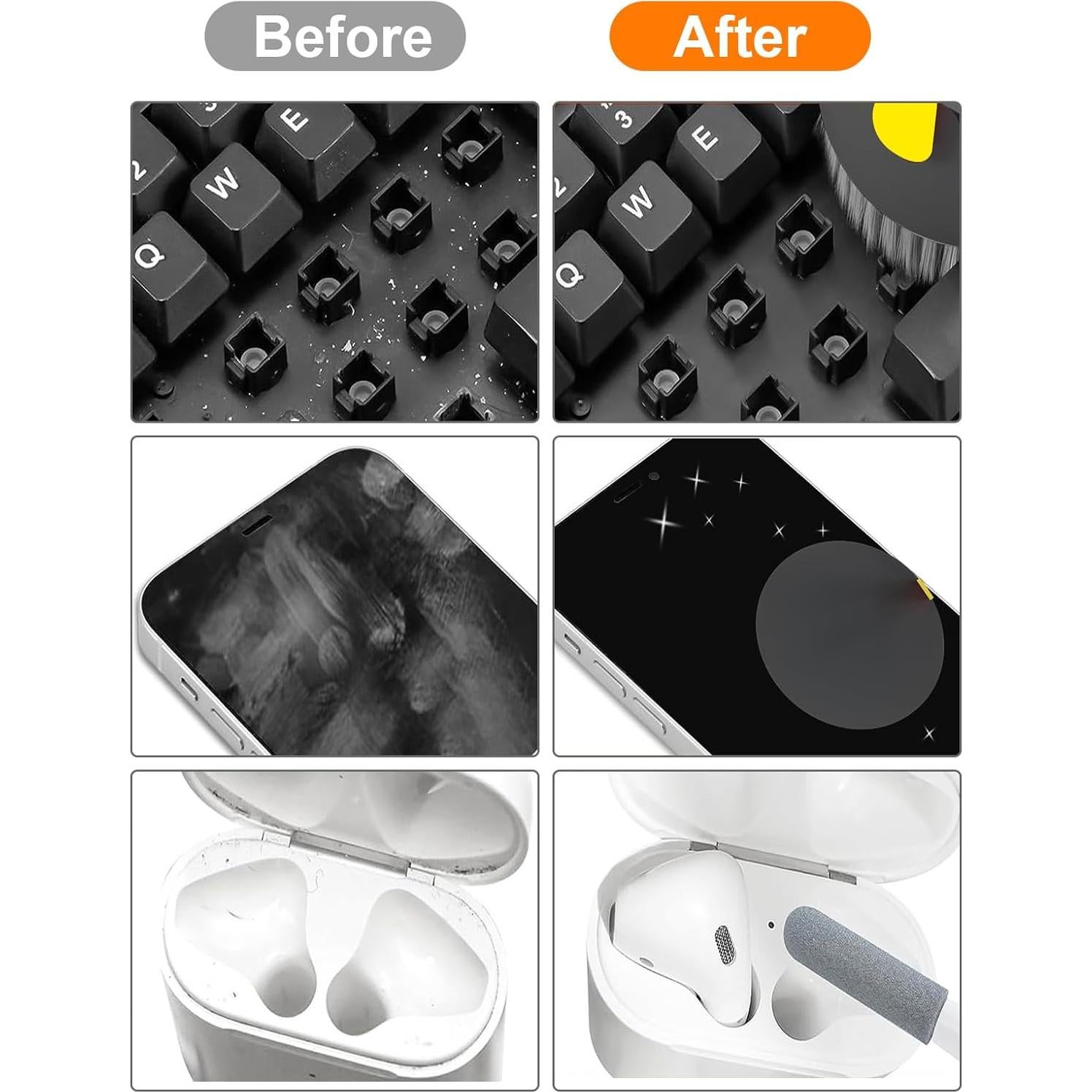 Kit de Limpieza Electrónica 20 en 1 Tounee - Negro