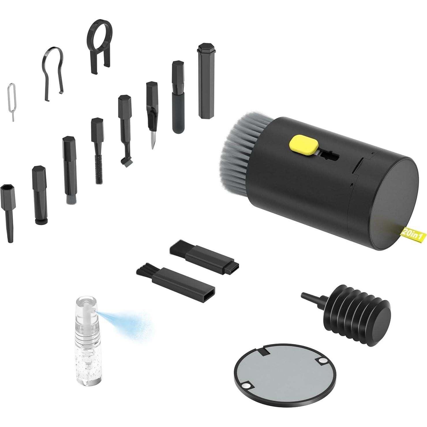 Kit de Limpieza Electrónica 20 en 1 Tounee - Negro