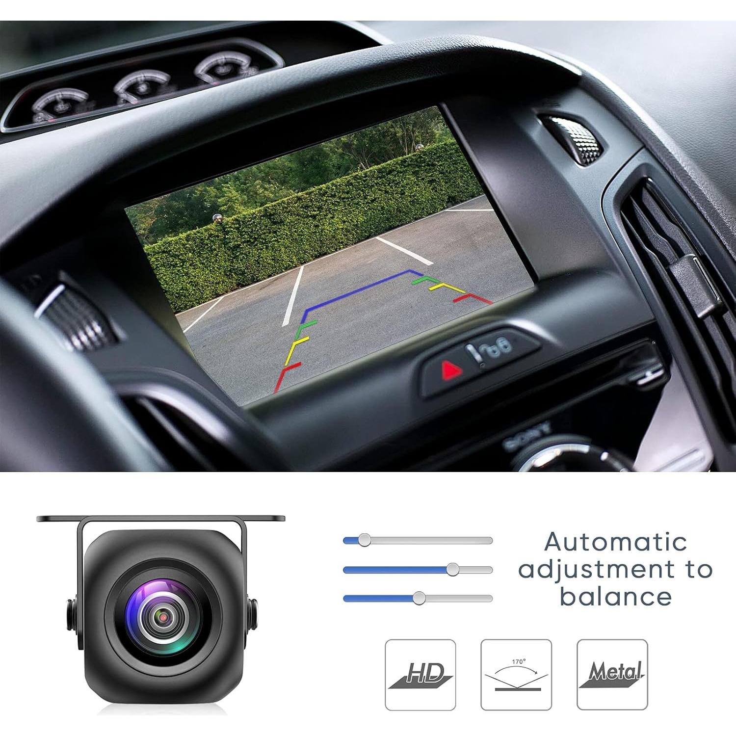 Cámara de Respaldo PixelMan PMD2A HD 170° Gran Angular IP69