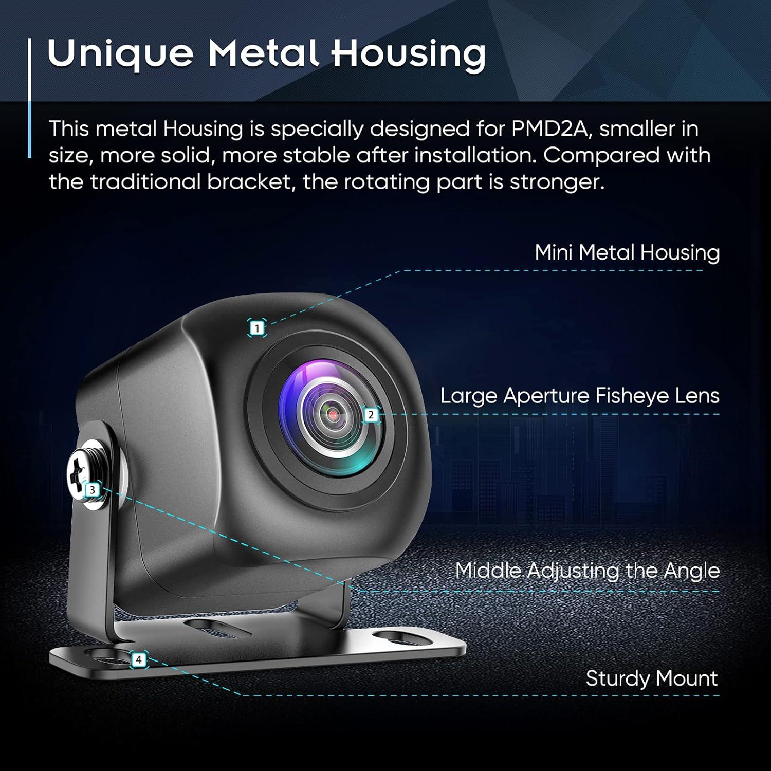 Cámara de Respaldo PixelMan PMD2A HD 170° Gran Angular IP69