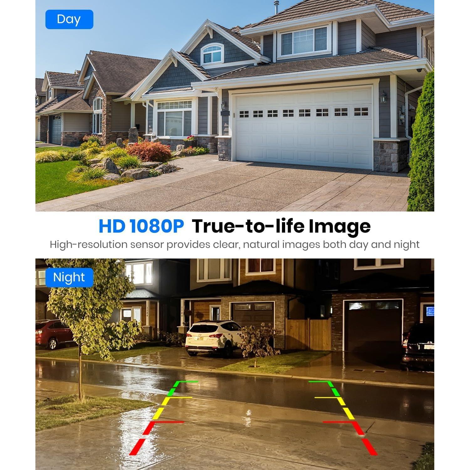 Cámara de Respaldo Inalámbrica Solar AUTO-VOX 5" 1080P