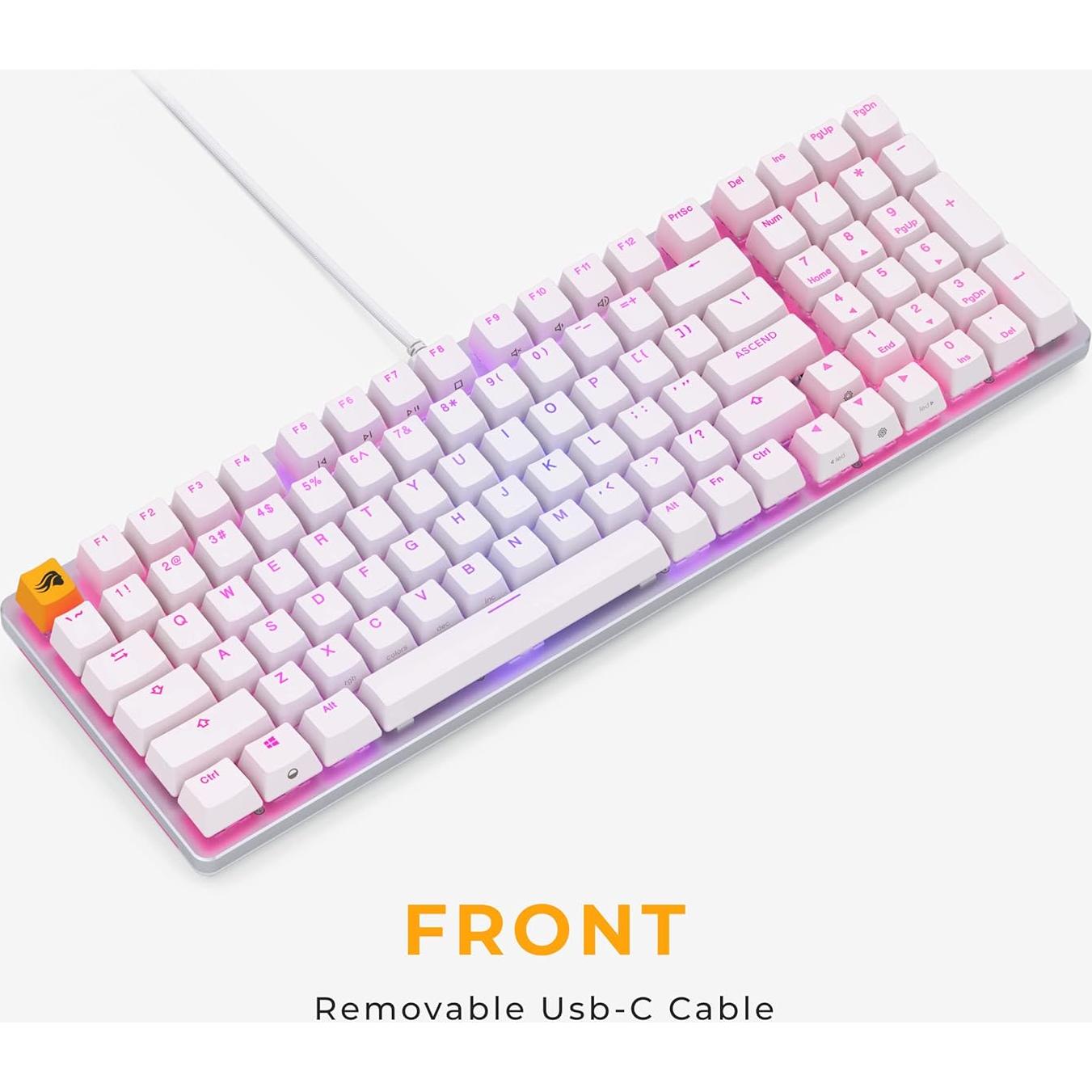 Teclado Mecánico Glorious GMMK 2 TKL Blanco RGB DIY