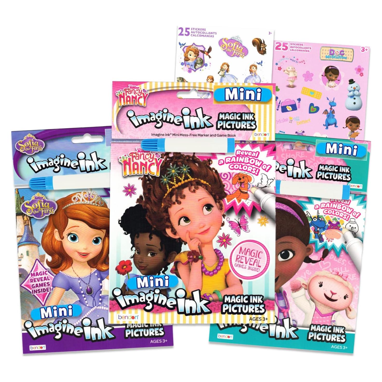 Conjunto de Libros para Colorear Tinta Mágica Disney Junior