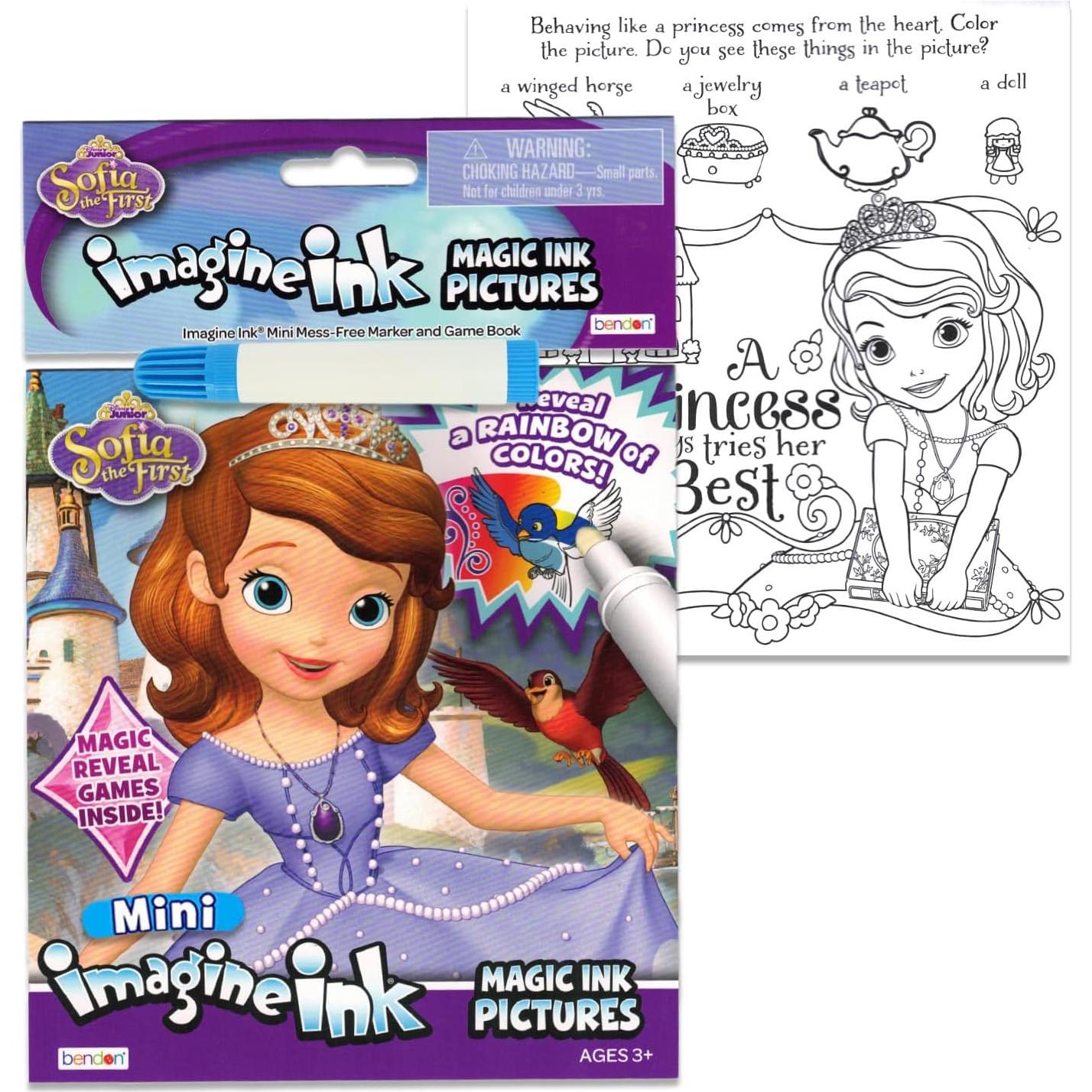 Conjunto de Libros para Colorear Tinta Mágica Disney Junior