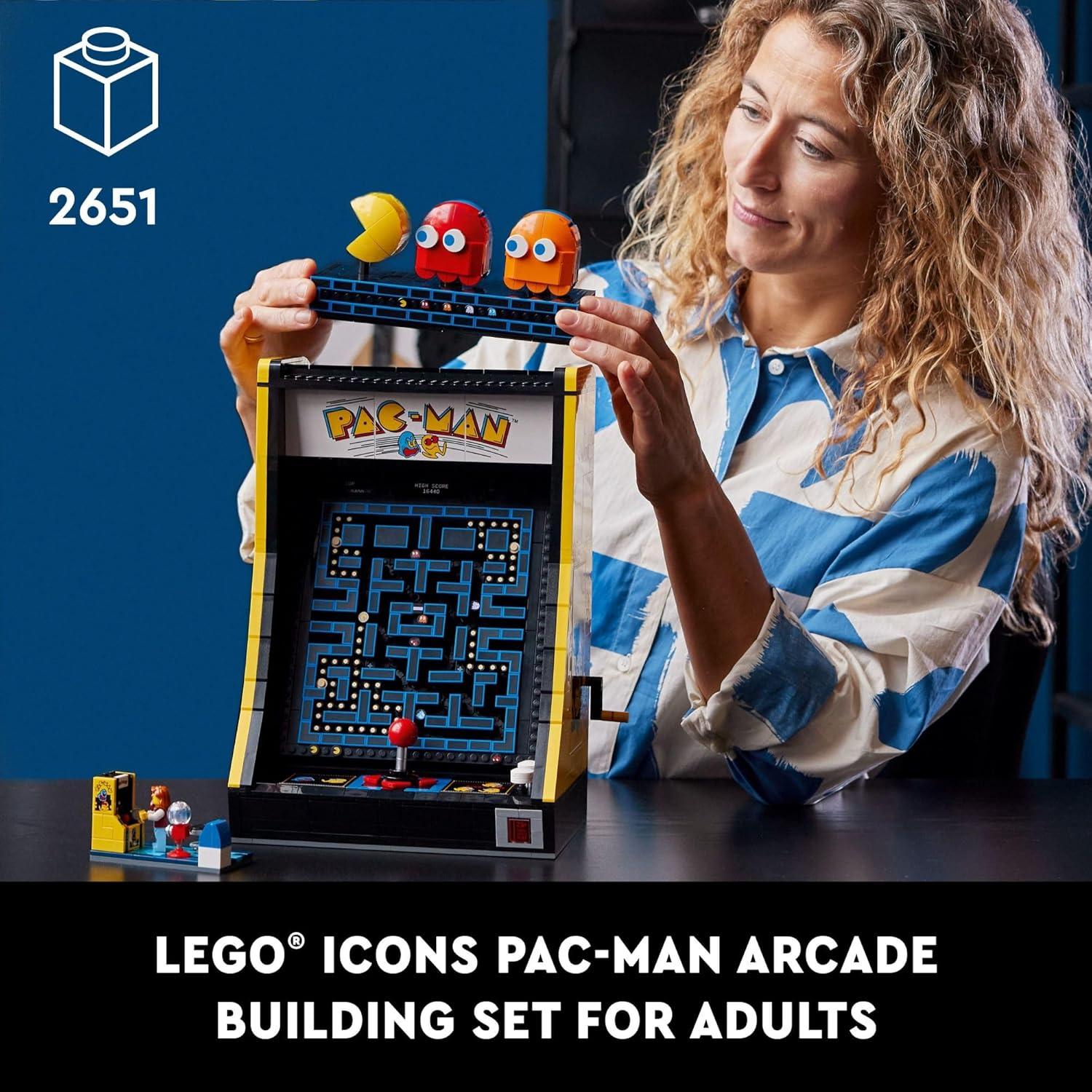 LEGO Icons Arcade PAC-Man 10323 - Set de Construcción Retro