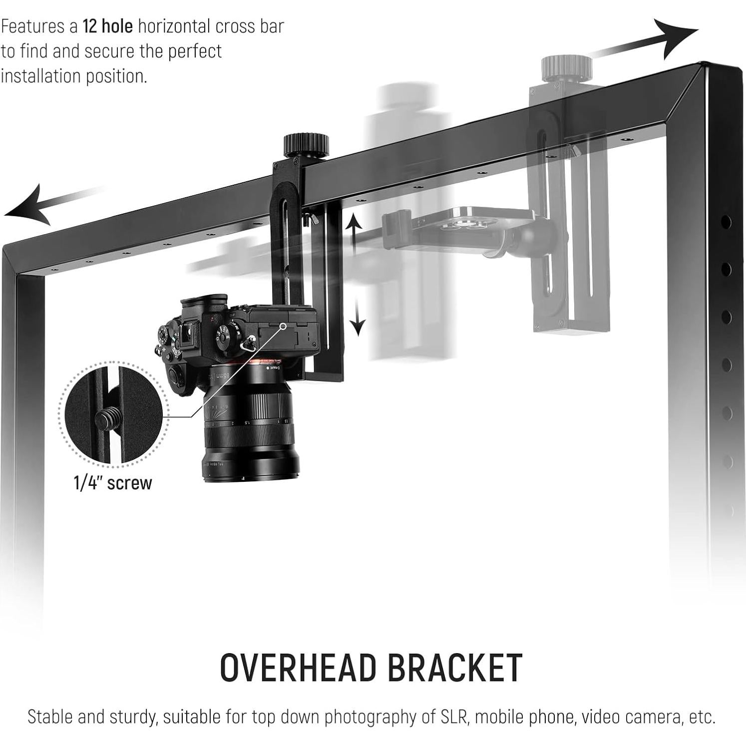 Soporte de Cámara Superior NEEWER ST100 Ajustable 61.5-100cm