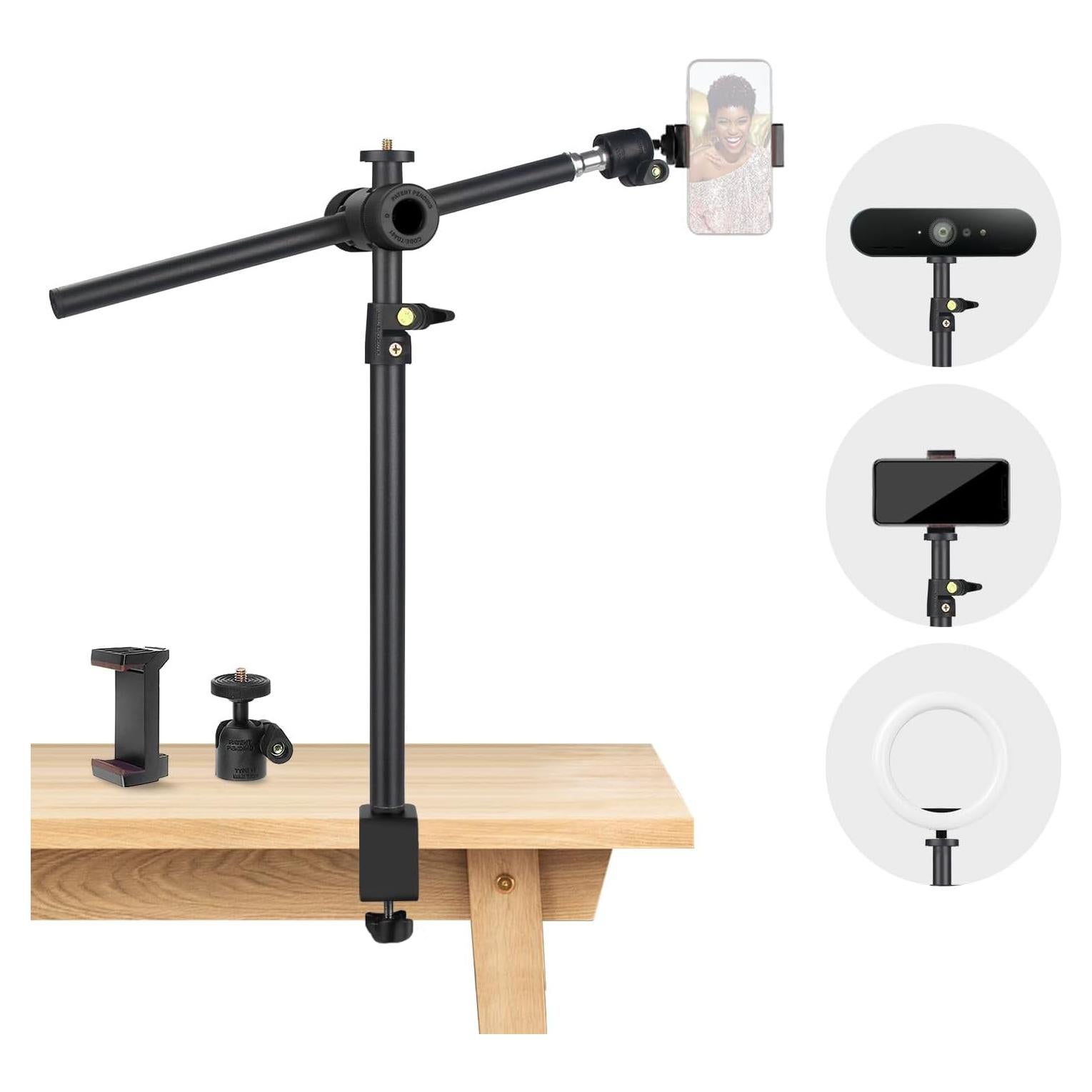 Soporte de Montaje de Cámara JEBUTU para Escritorio 33cm