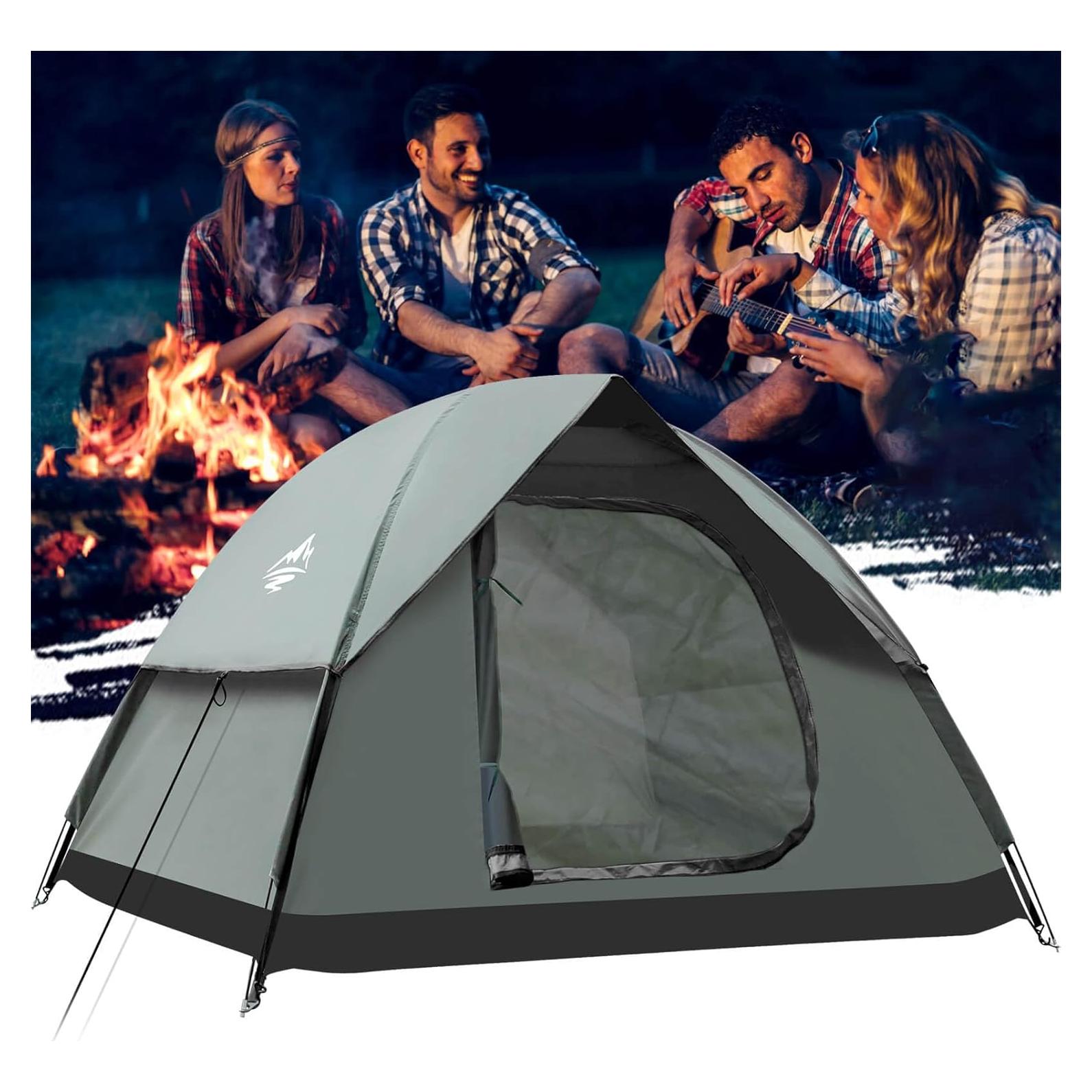 Carpa de Camping Kejector para 2-3 Personas, Impermeable y UV