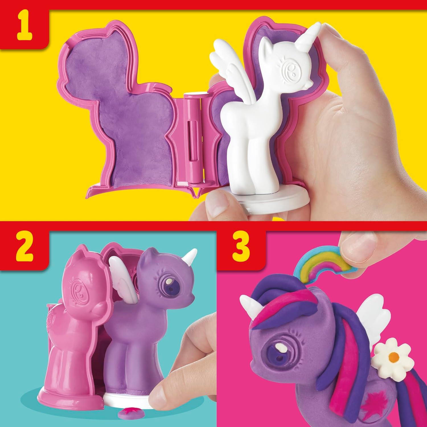 Play-Doh Haz y Estilo Ponis Set 9 Colores para Niños