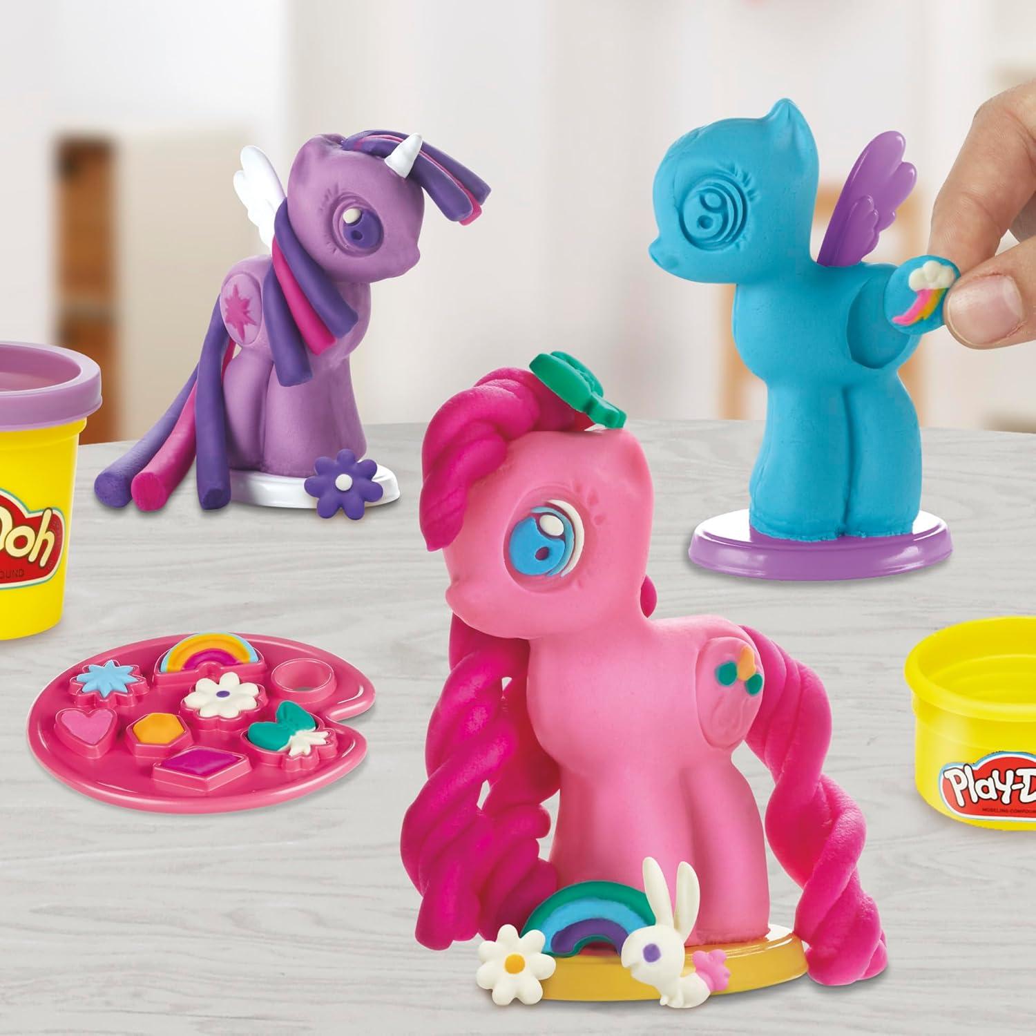 Play-Doh Haz y Estilo Ponis Set 9 Colores para Niños