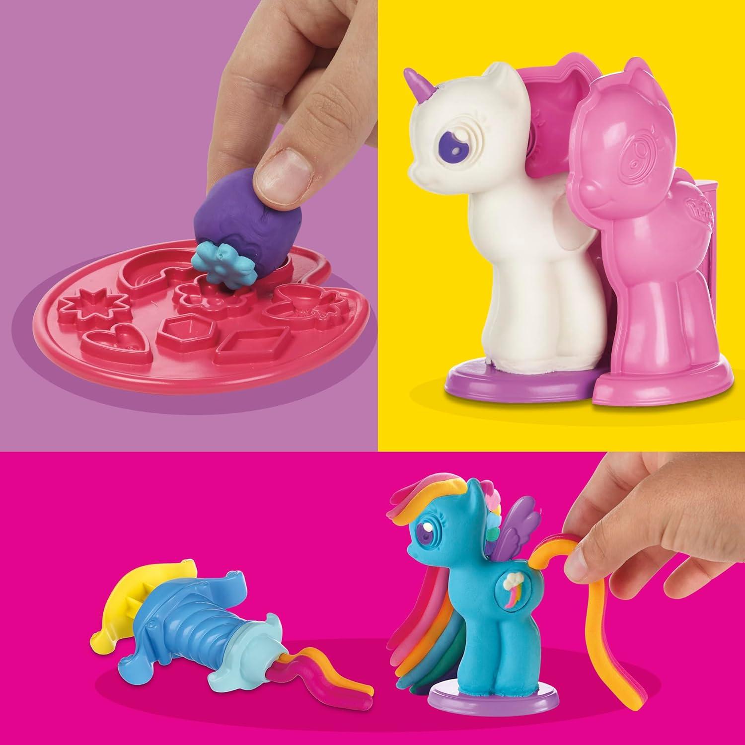 Play-Doh Haz y Estilo Ponis Set 9 Colores para Niños