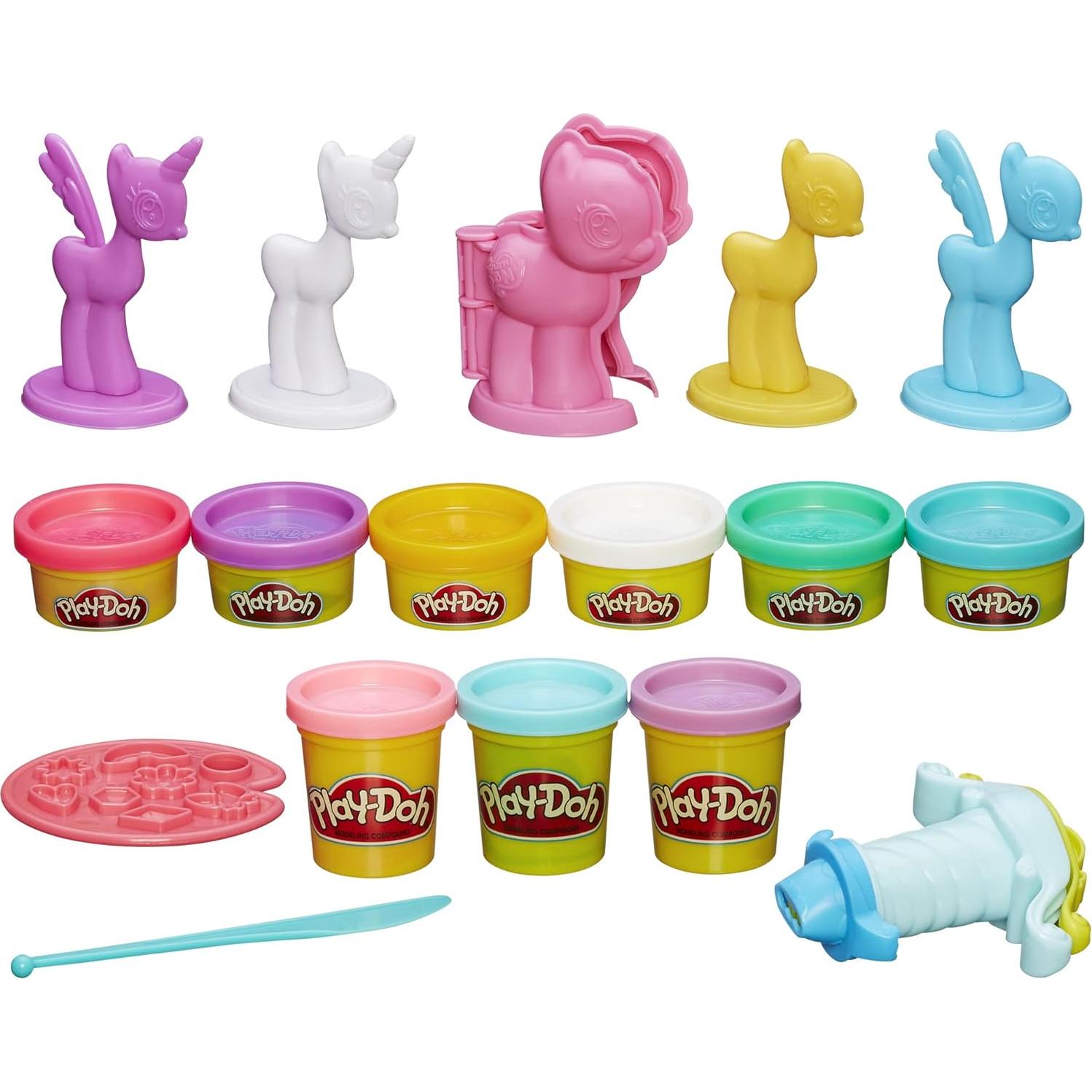 Play-Doh Haz y Estilo Ponis Set 9 Colores para Niños