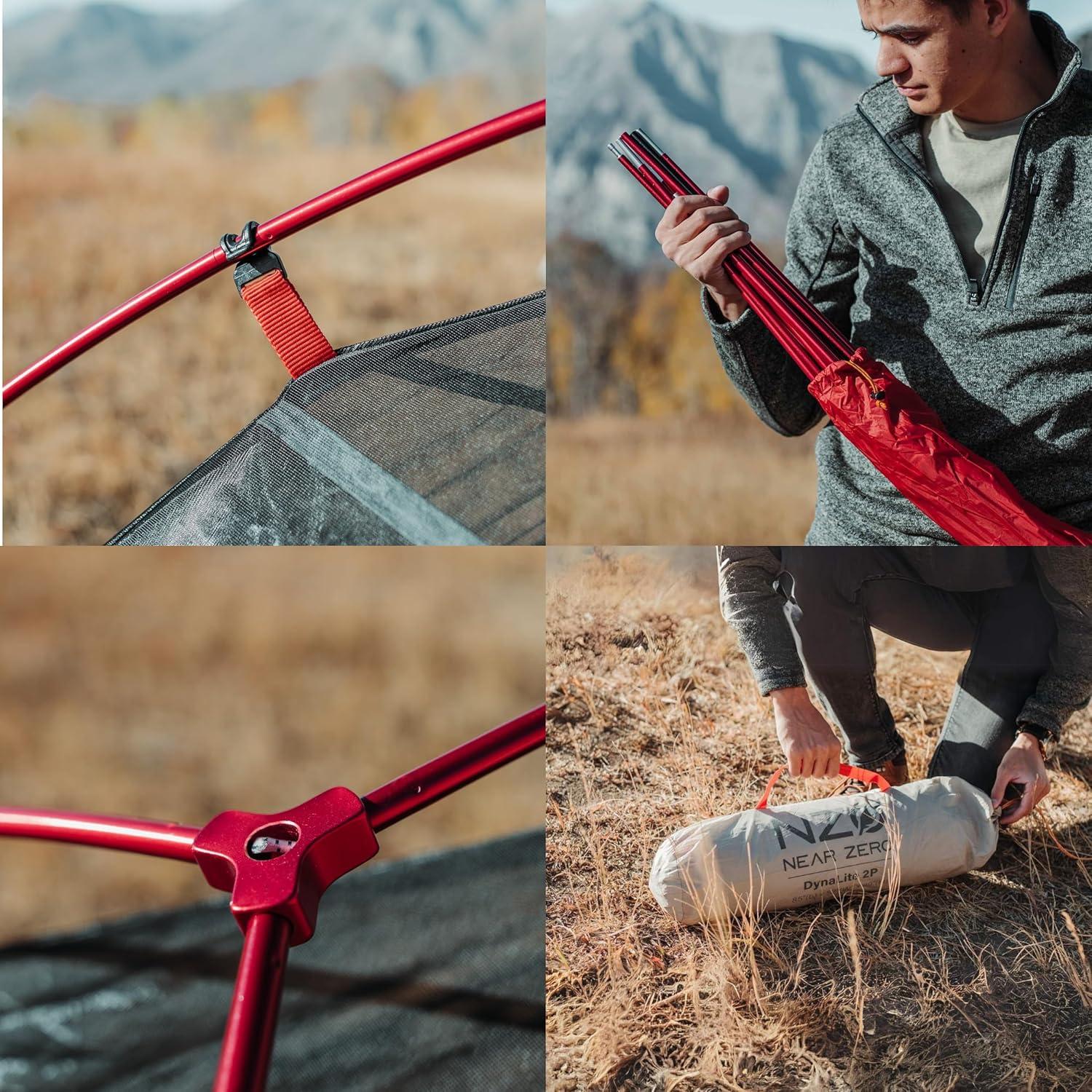 Tienda de Campaña Ultraligera Cerca Cero 1 Persona 1.6 kg