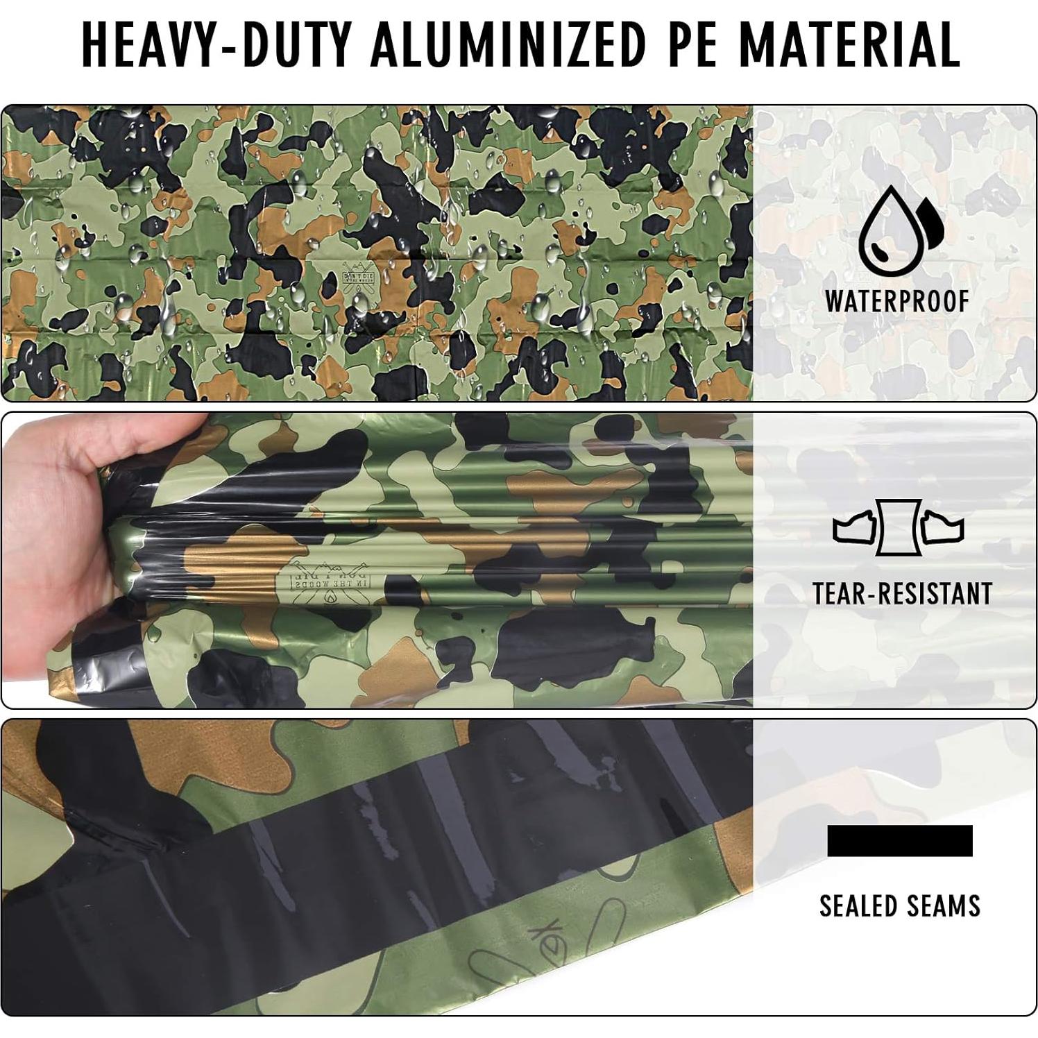 Saco de Dormir de Emergencia Delmera Mylar 2.05m x 0.94m