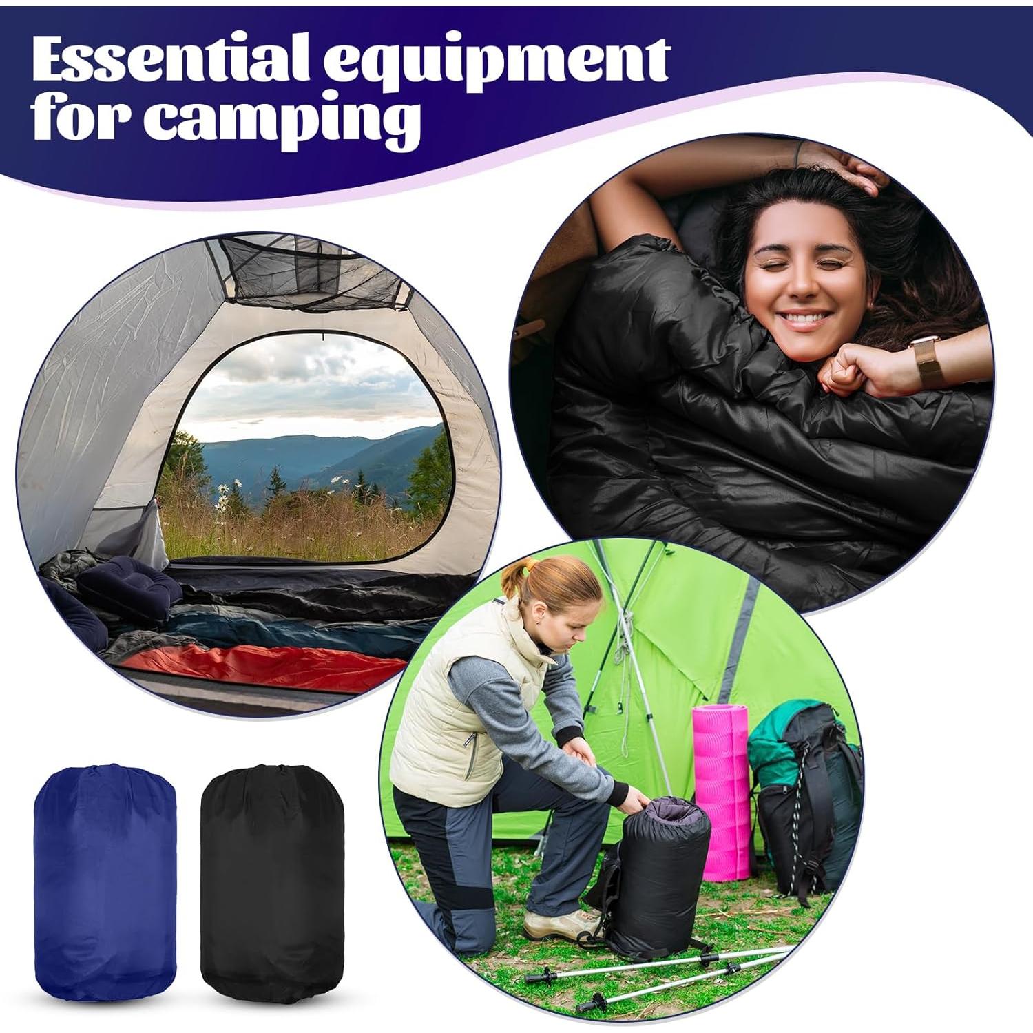 Sacos de Dormir Macarrie 4 Pcs 0 Grados Impermeables