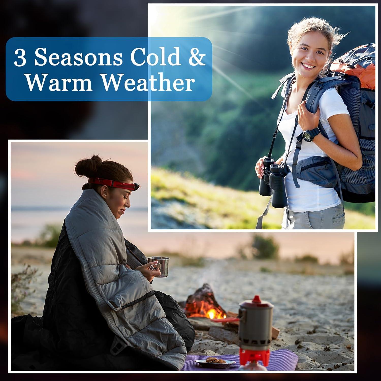 Sacos de Dormir Macarrie 4 Pcs 0 Grados Impermeables