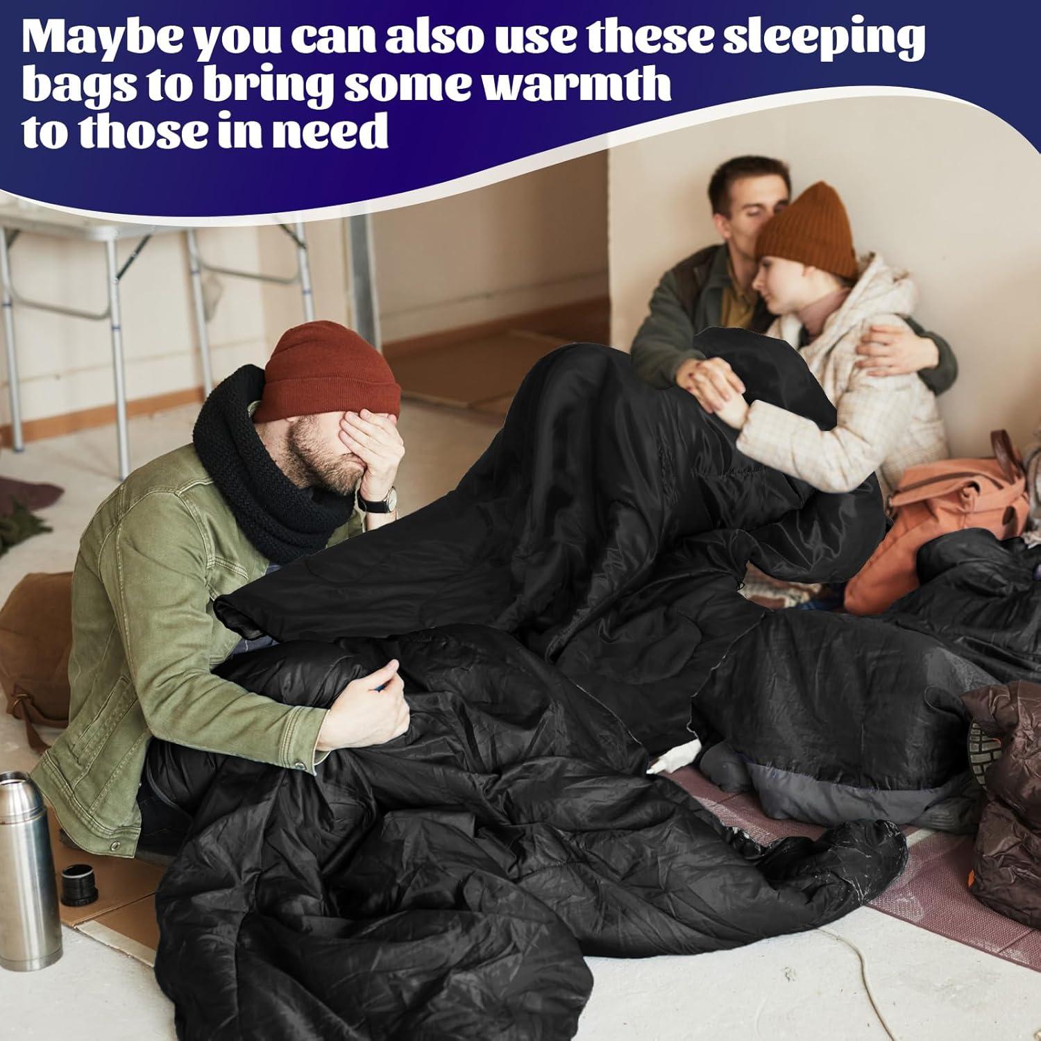 Sacos de Dormir Macarrie 4 Pcs 0 Grados Impermeables