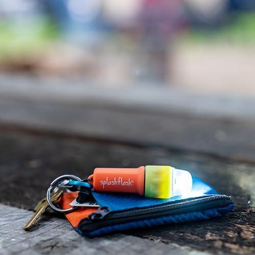 Linterna LED UST SplashFlash 25 Lúmenes Impermeable Naranja