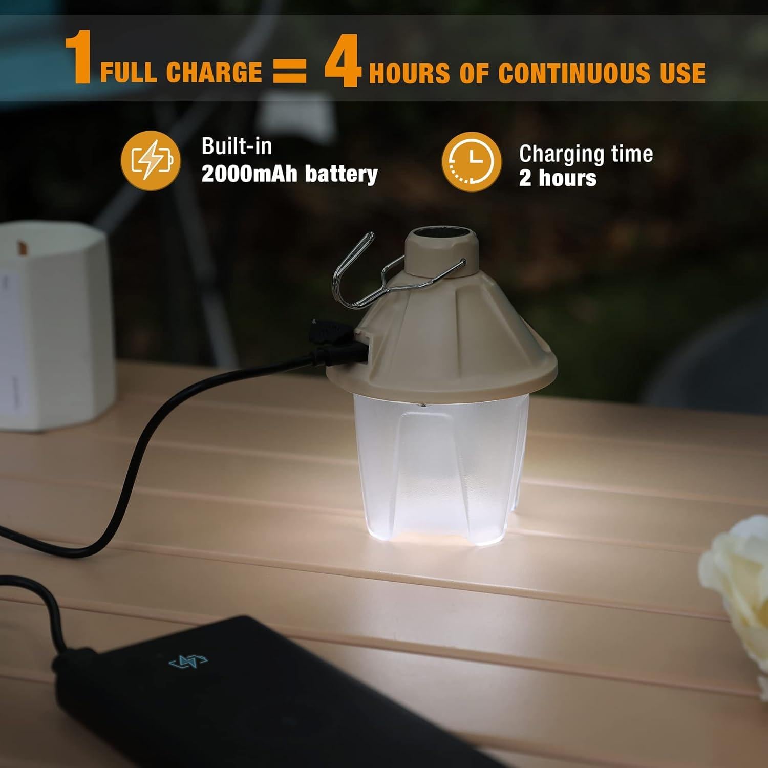 Linterna de Camping Recargable EverBrite 450LM - 2 Unidades